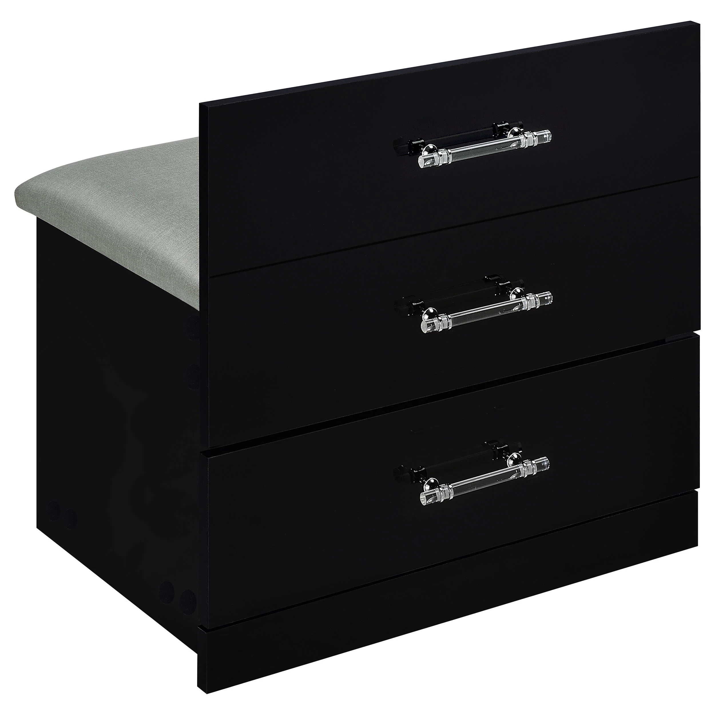 Danbury Makeup Vanity Table with LED Mirror and Stool - Image 35