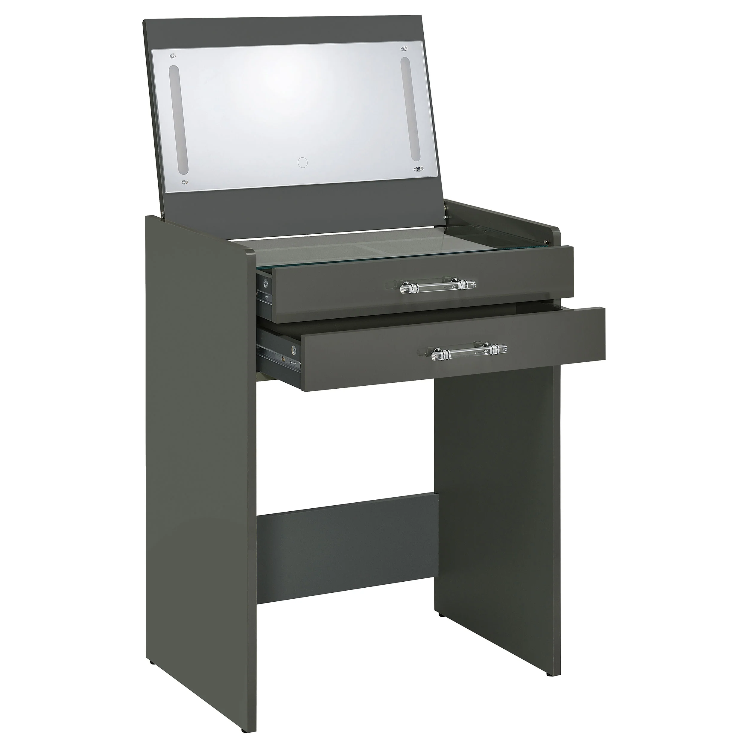 Danbury Makeup Vanity Table with LED Mirror and Stool - Image 48