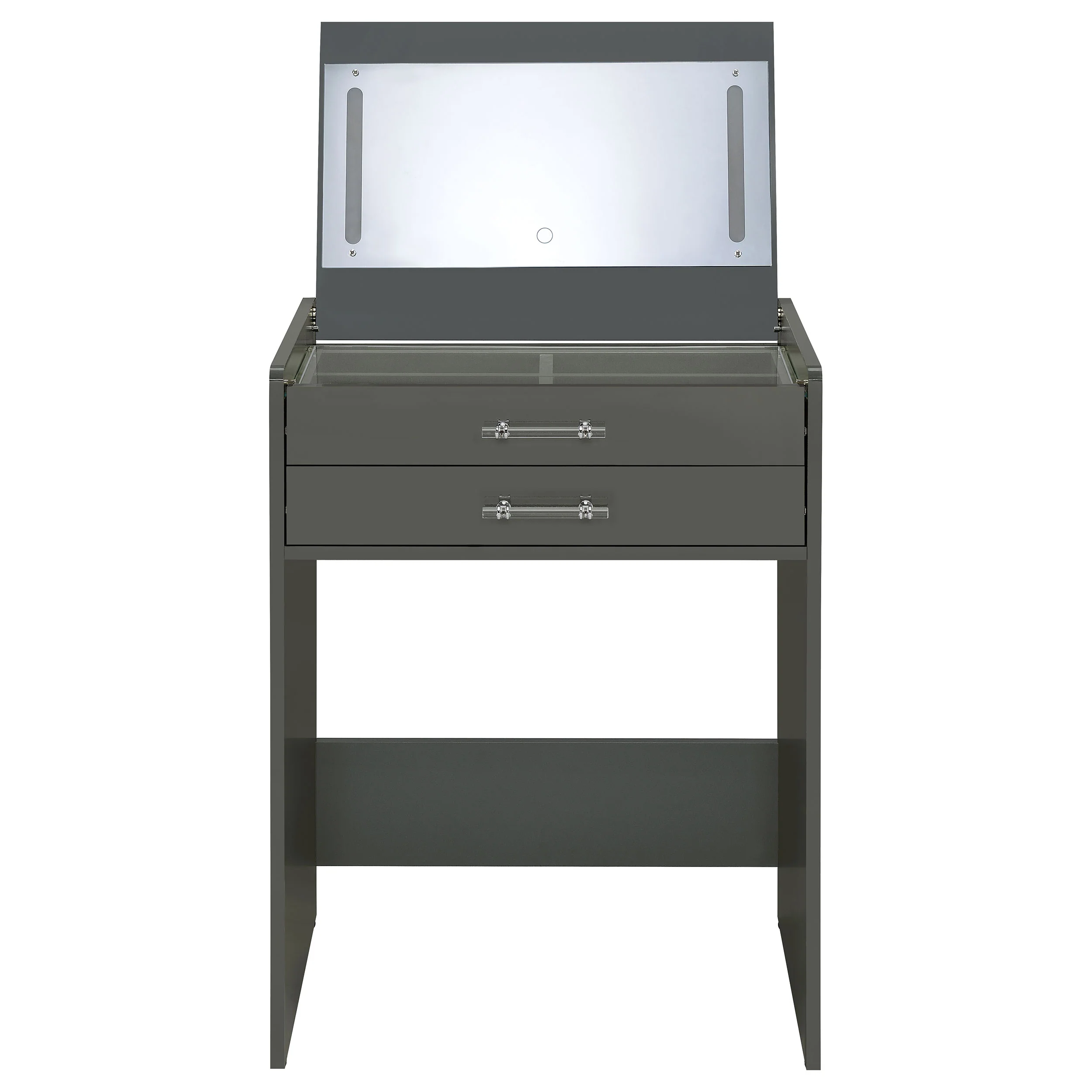Danbury Makeup Vanity Table with LED Mirror and Stool - Image 49