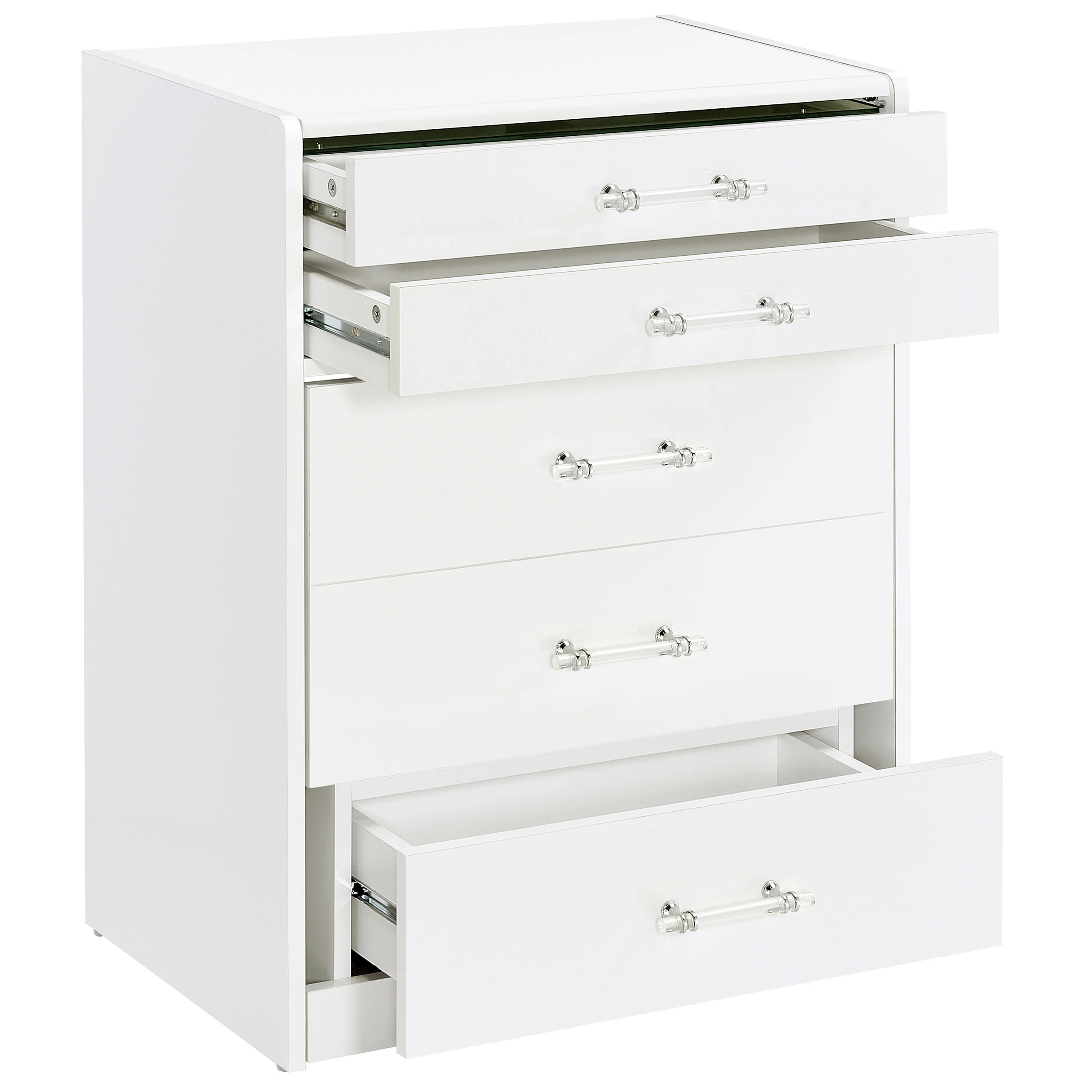 Danbury Makeup Vanity Table with LED Mirror and Stool - Image 5