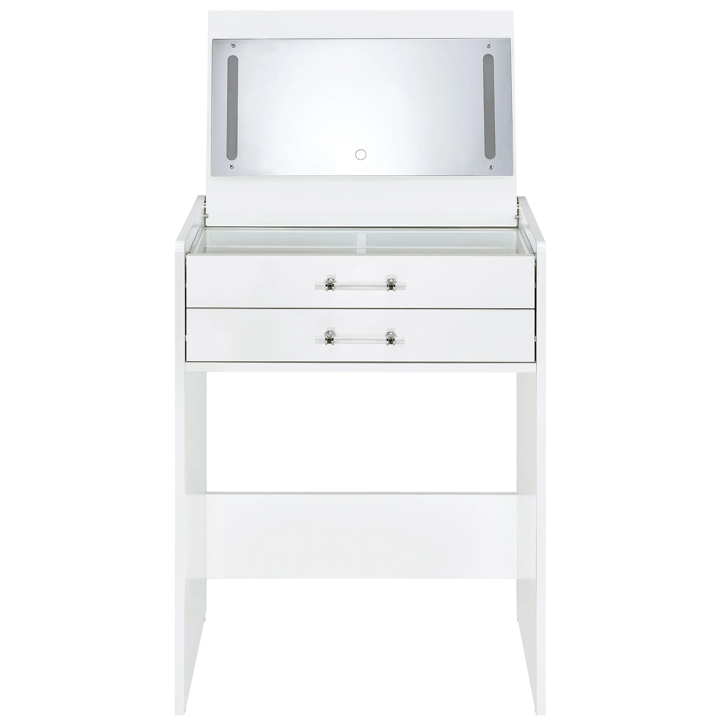Danbury Makeup Vanity Table with LED Mirror and Stool - Image 9