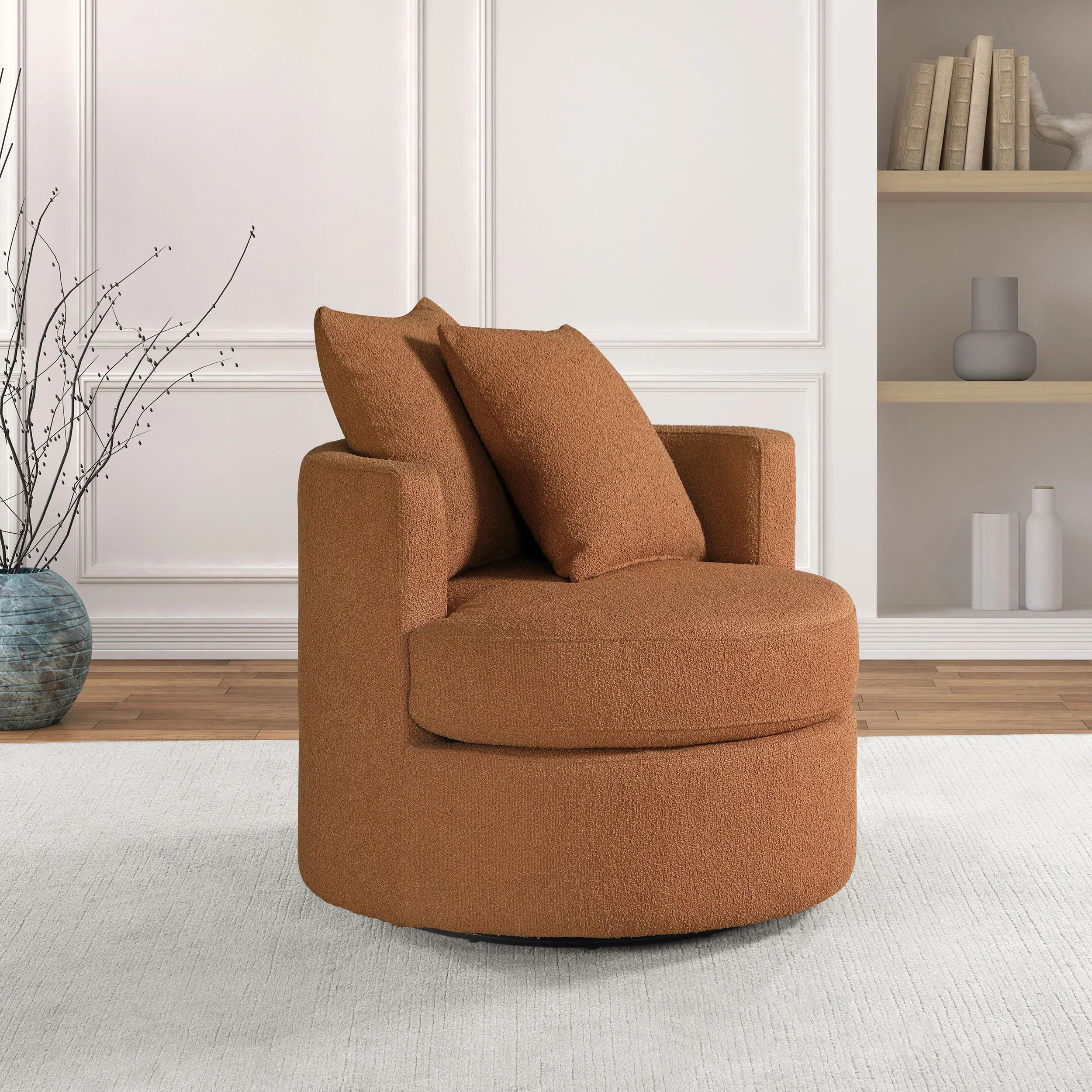 Debbie Swivel Accent Chair - Image 13