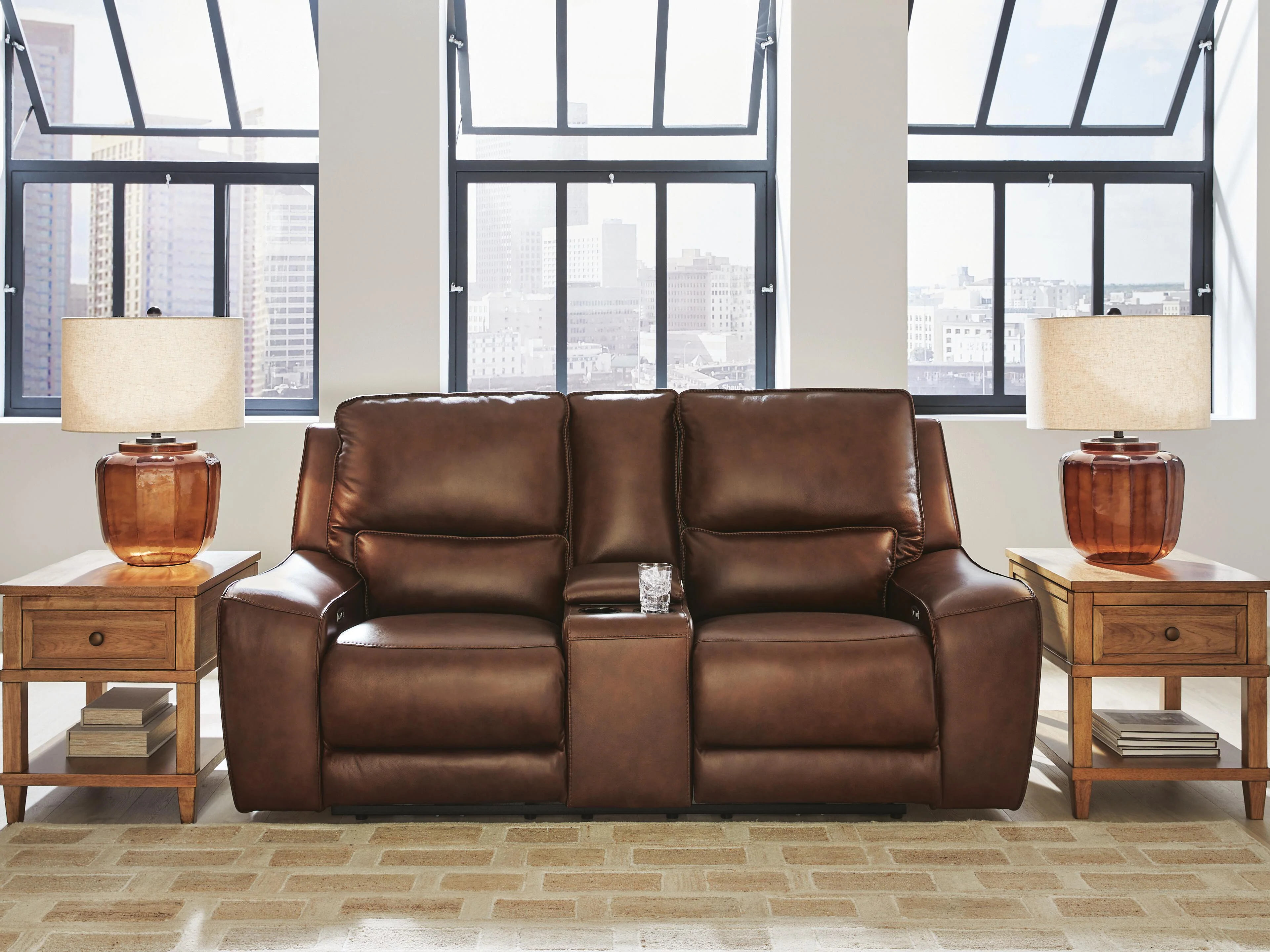 DeepWakes Power Reclining Loveseat with Console - Image 13