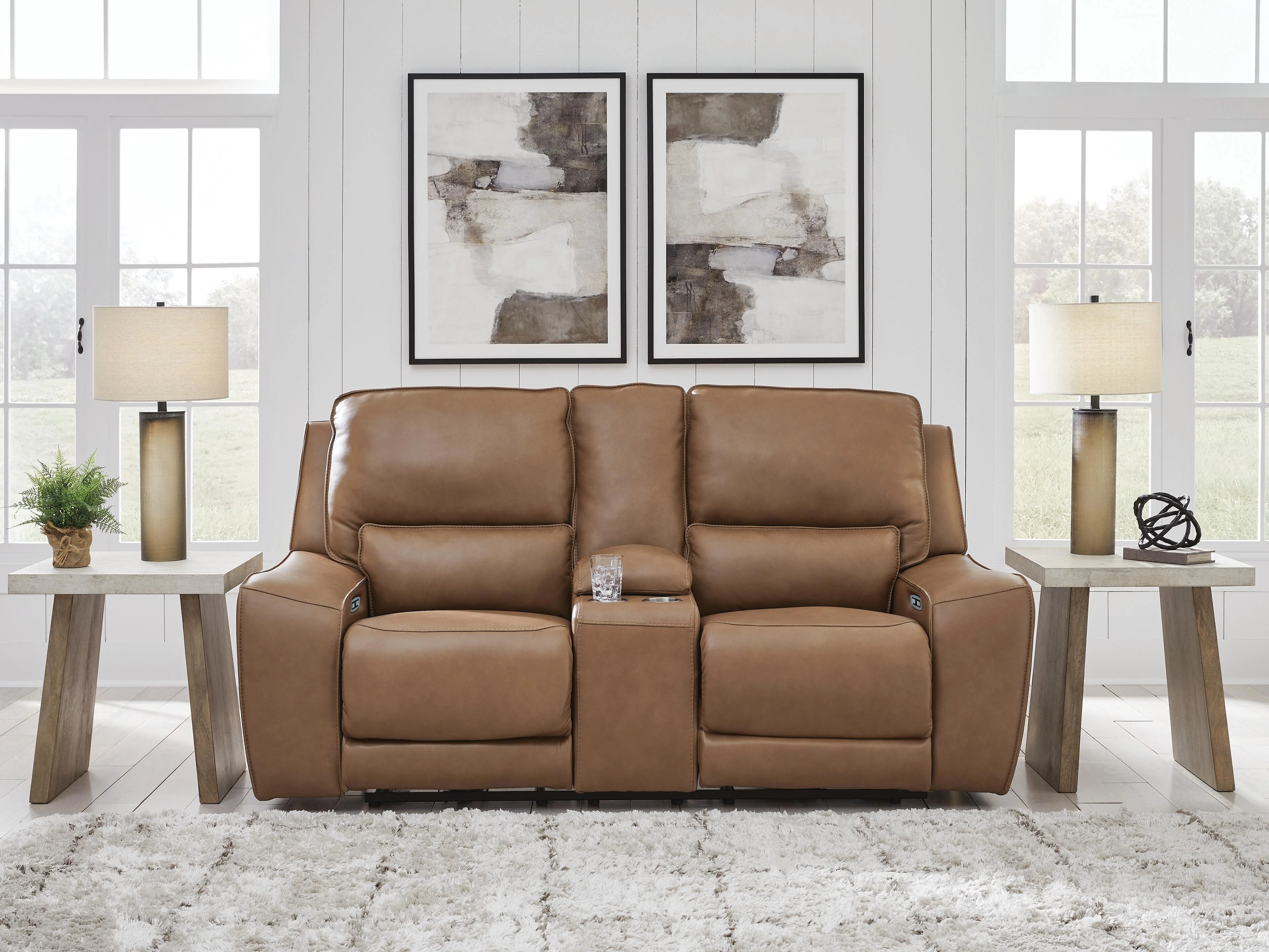 DeepWakes Power Reclining Loveseat with Console - Image 2