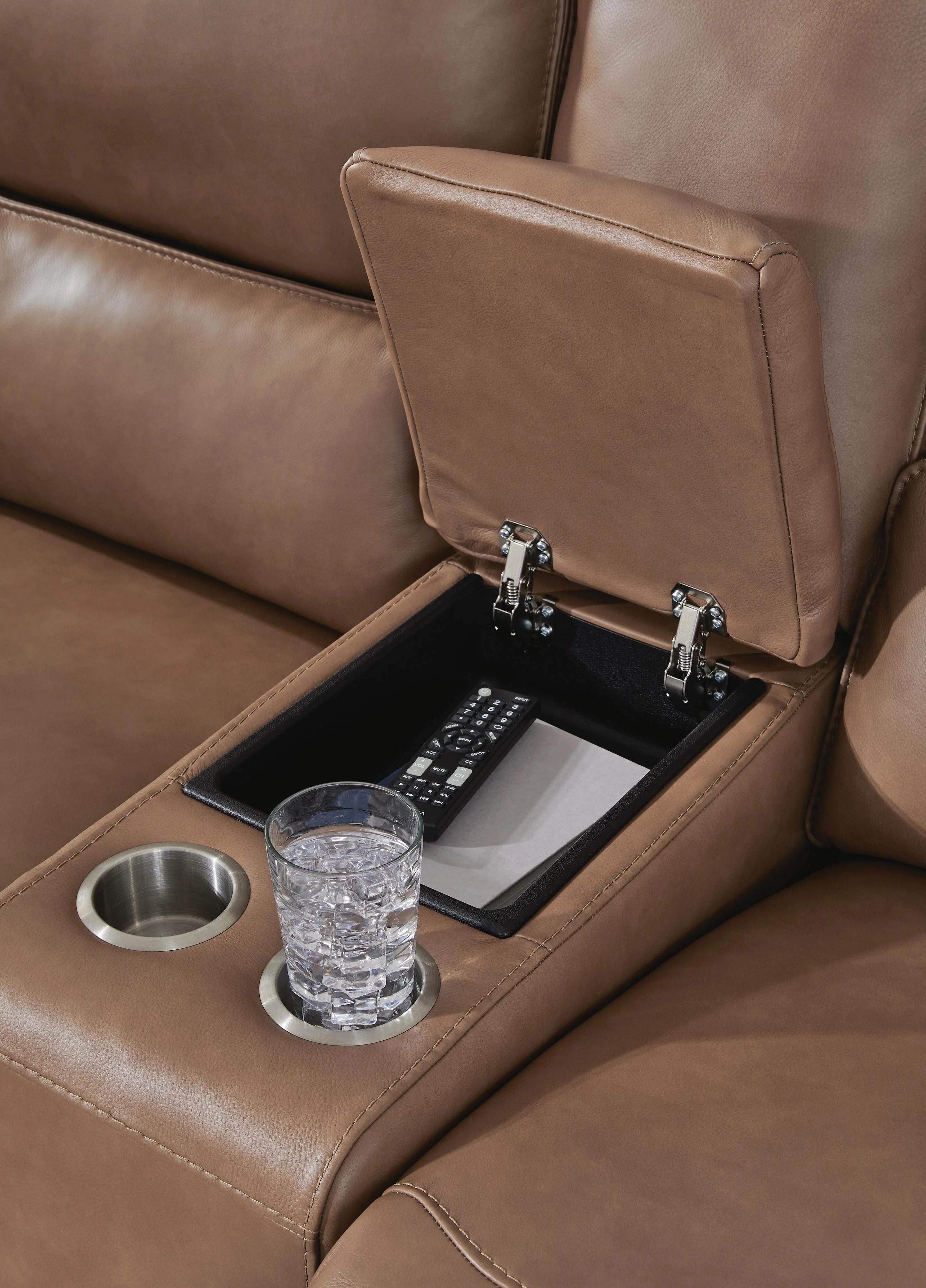 DeepWakes Power Reclining Loveseat with Console - Image 8