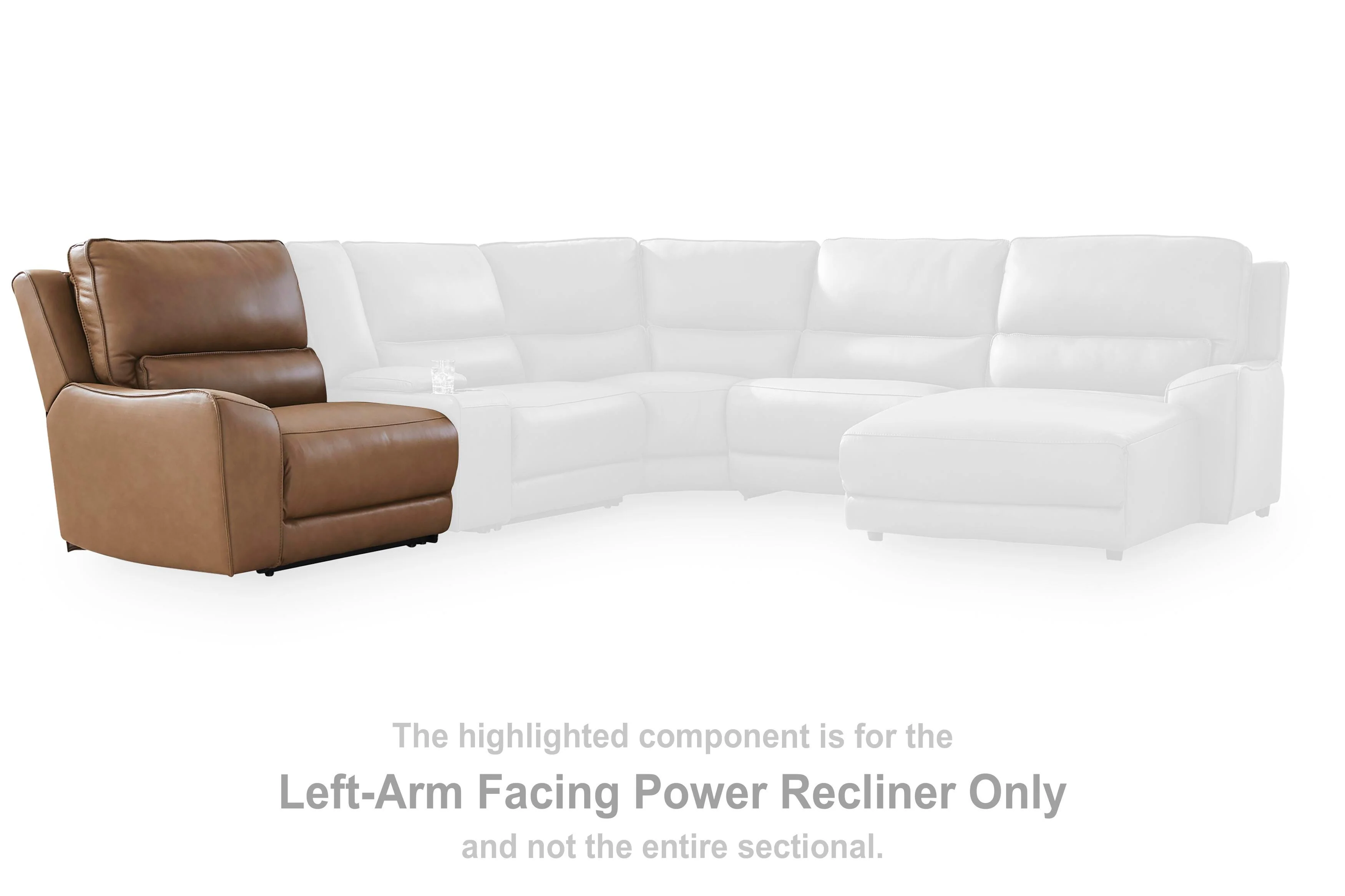 DeepWakes Power Reclining Sectional with Chaise - Image 122