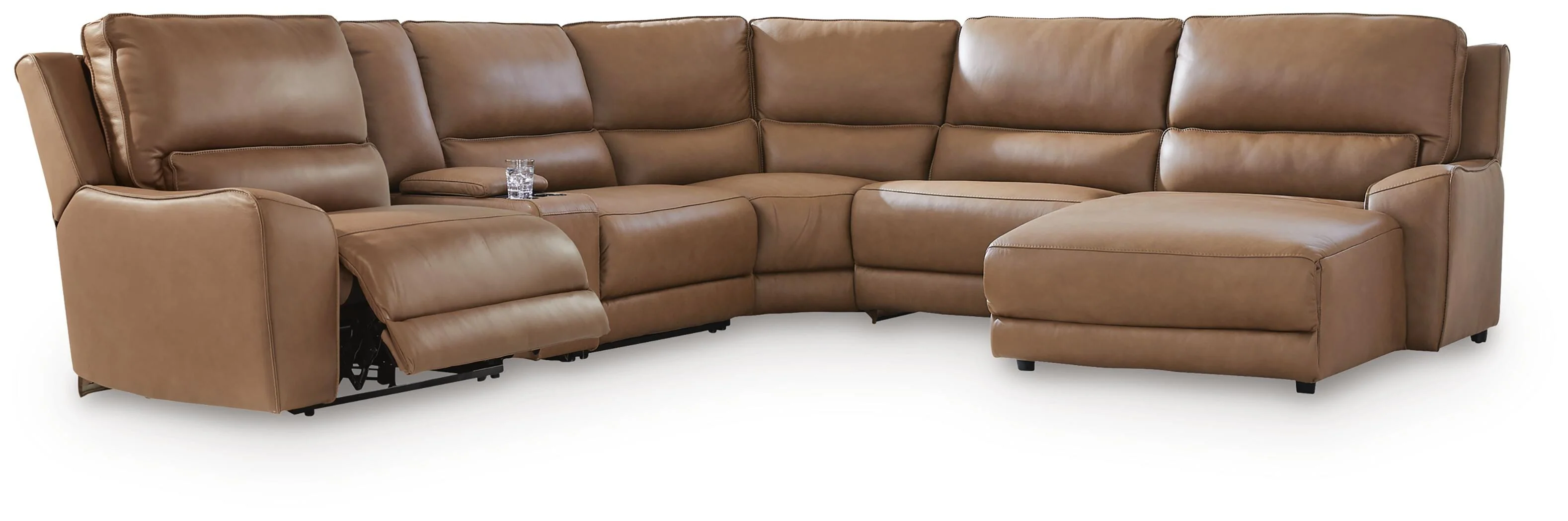 DeepWakes Power Reclining Sectional with Chaise - Image 130