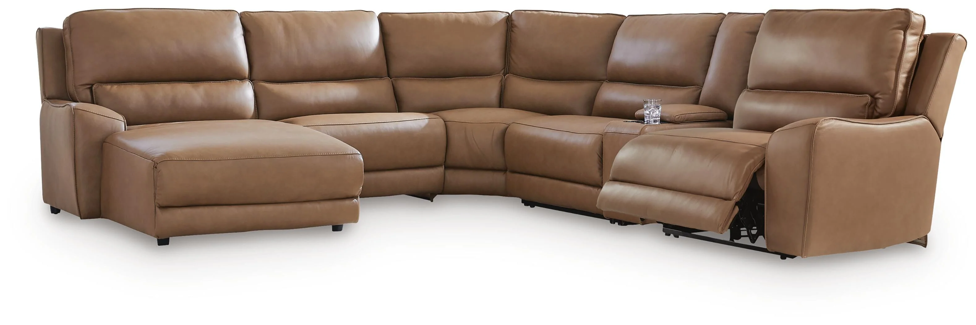 DeepWakes Power Reclining Sectional with Chaise - Image 156