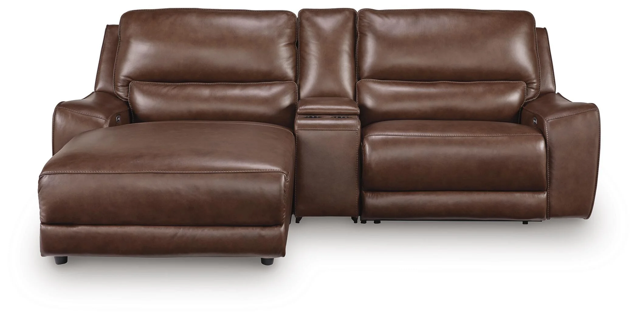 DeepWakes Power Reclining Sectional with Chaise - Image 17