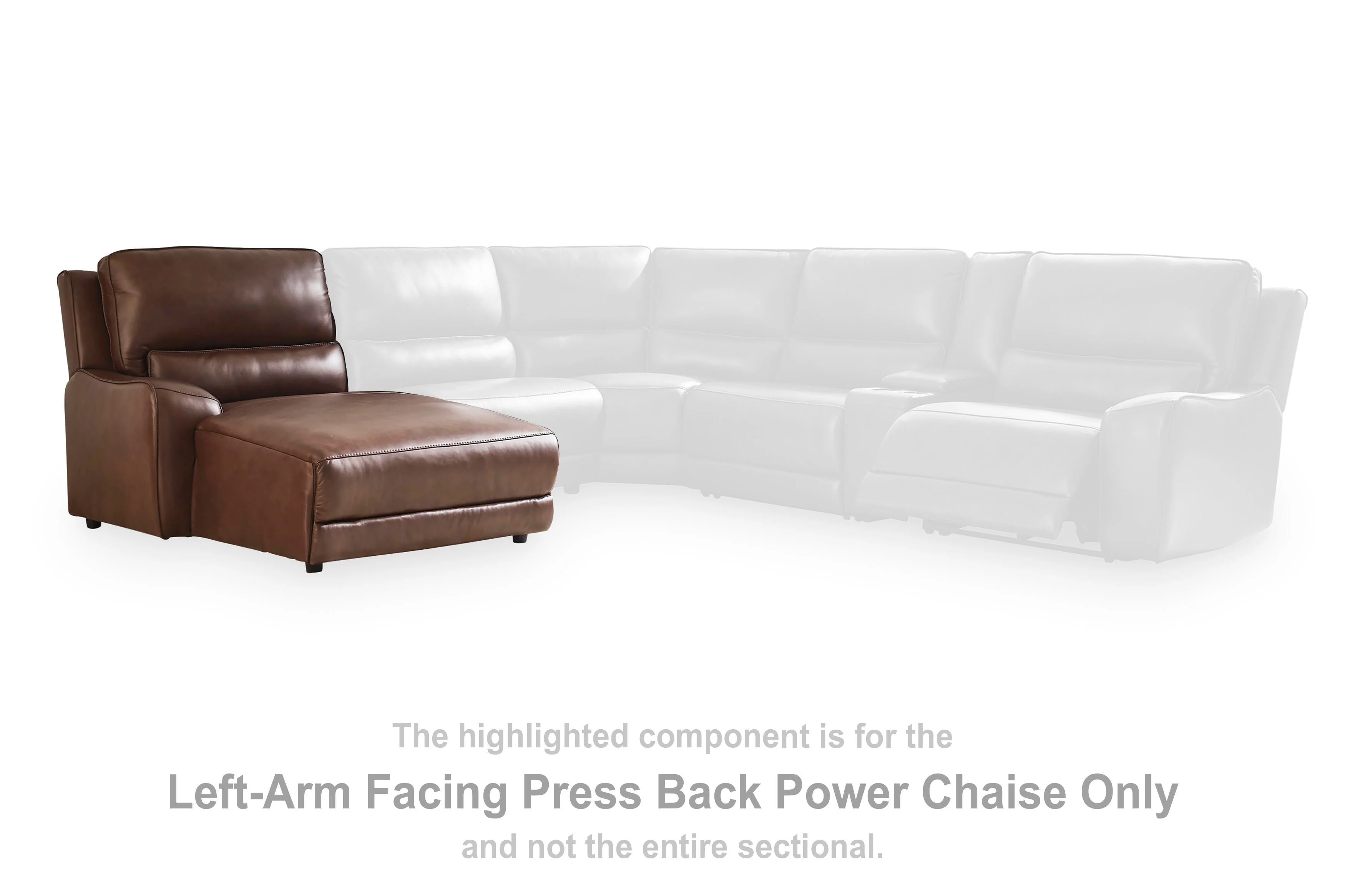 DeepWakes Power Reclining Sectional with Chaise - Image 27