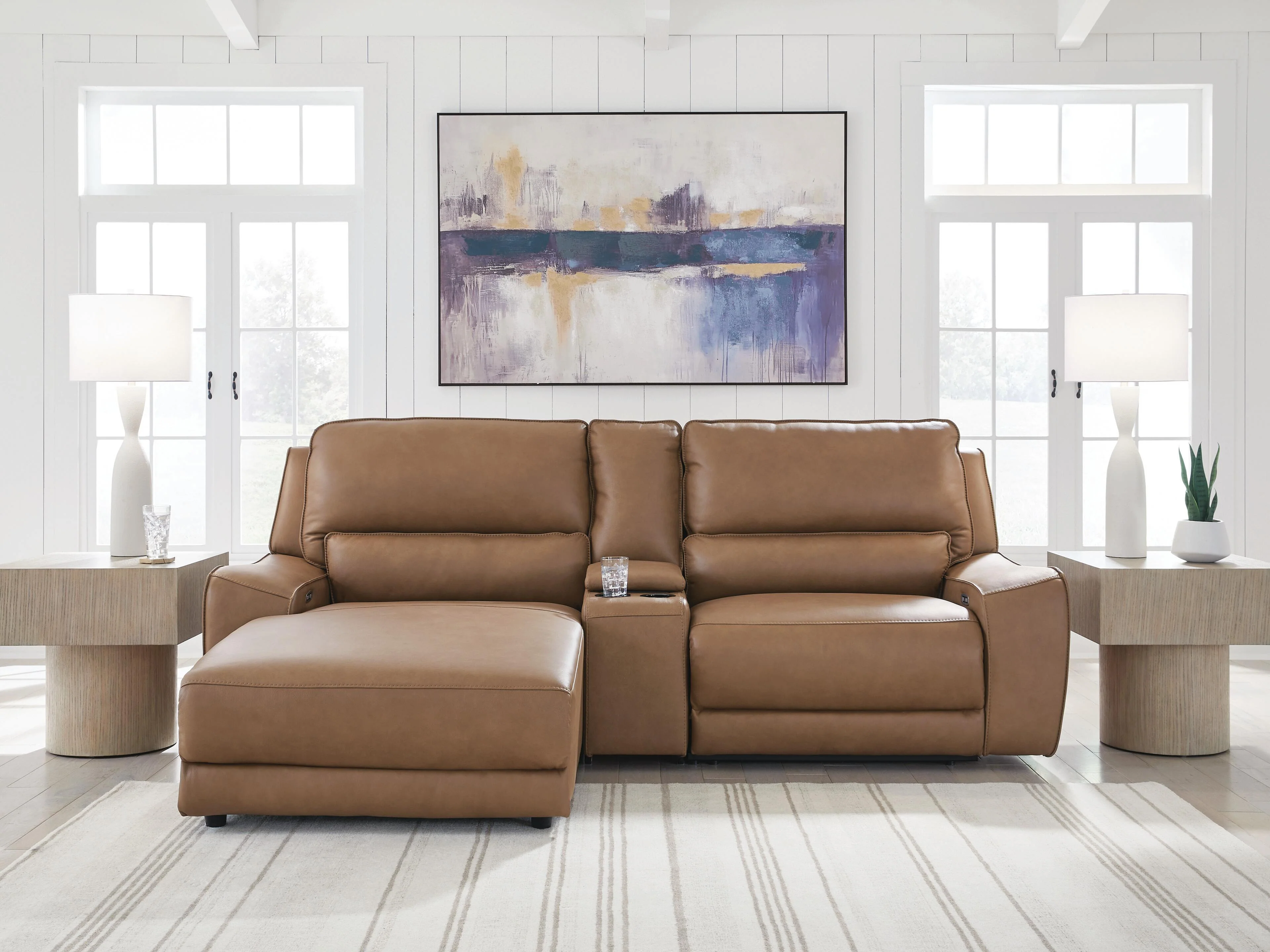 DeepWakes Power Reclining Sectional with Chaise - Image 82