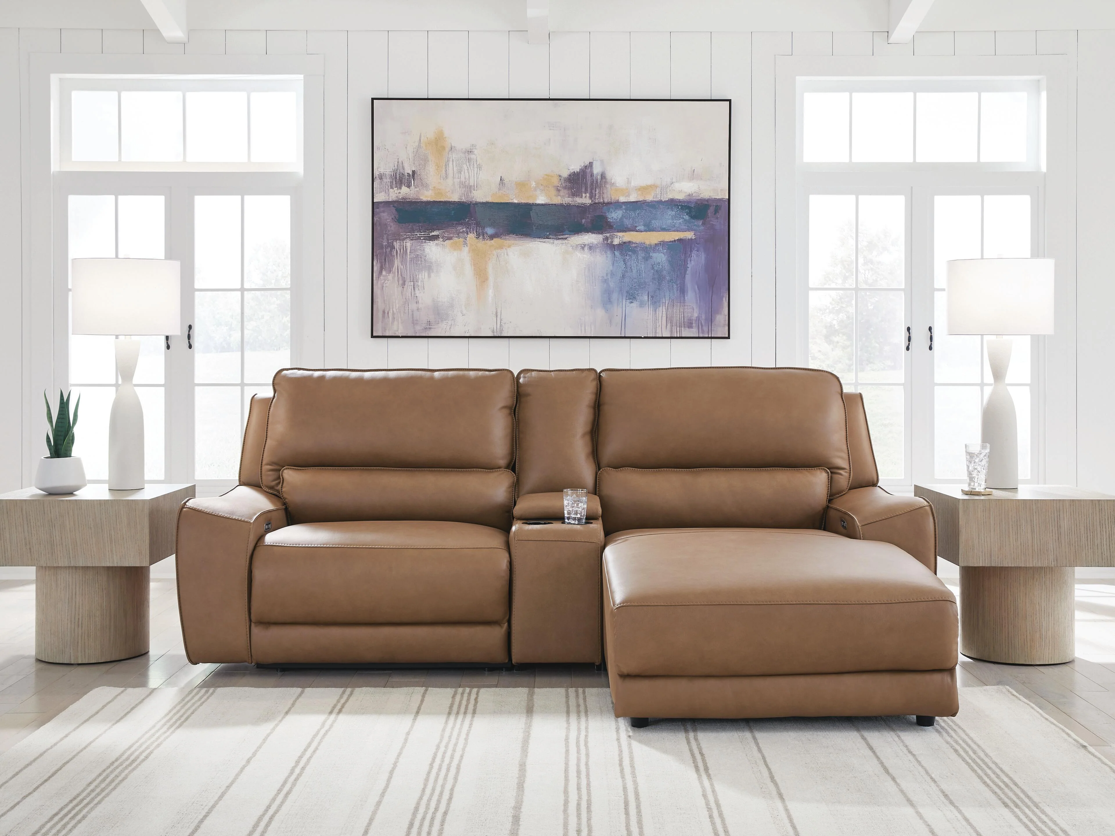 DeepWakes Power Reclining Sectional with Chaise - Image 96