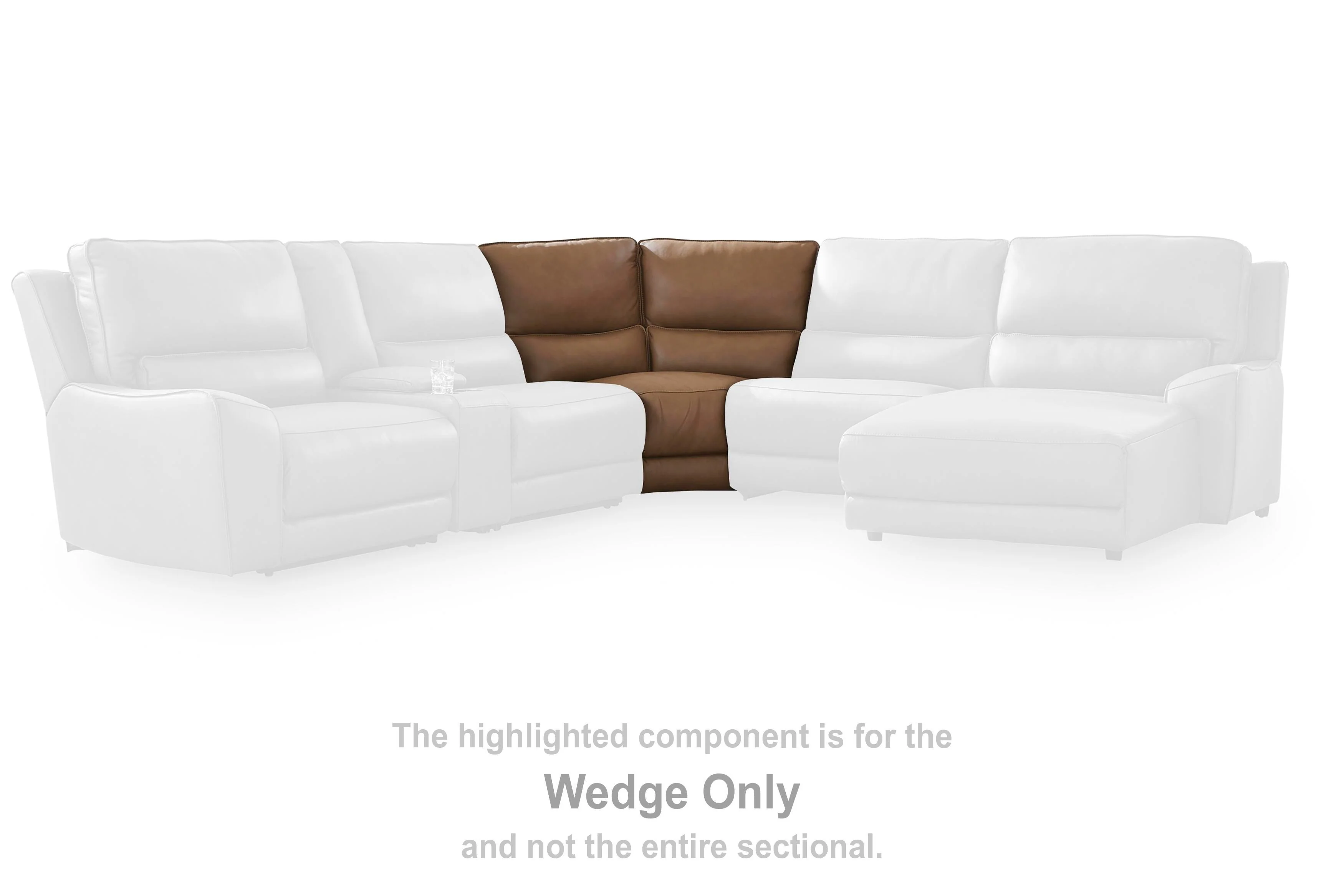 DeepWakes Reclining Sectional with Storage Console - Image 43