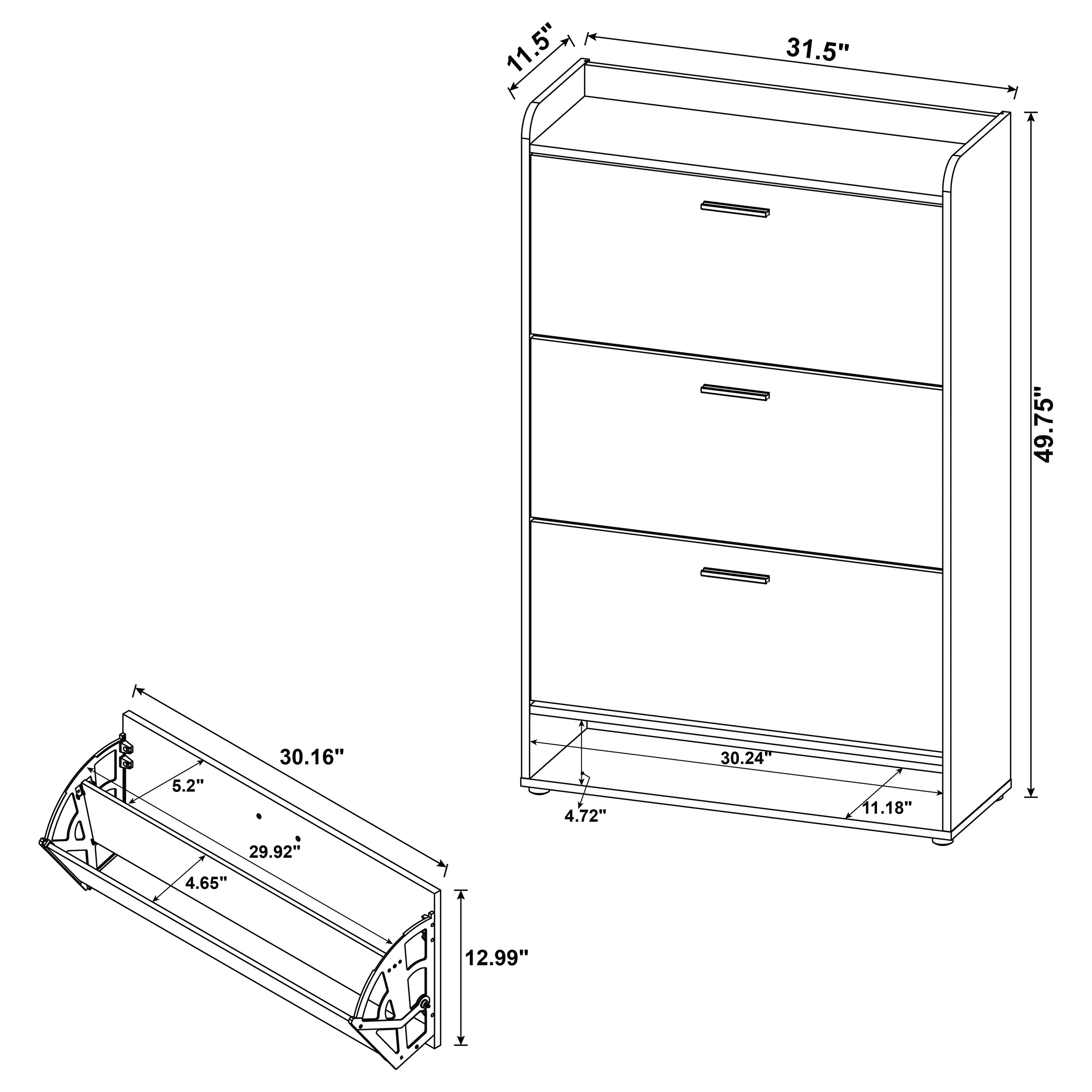 Denia Shoe Cabinet - Image 26