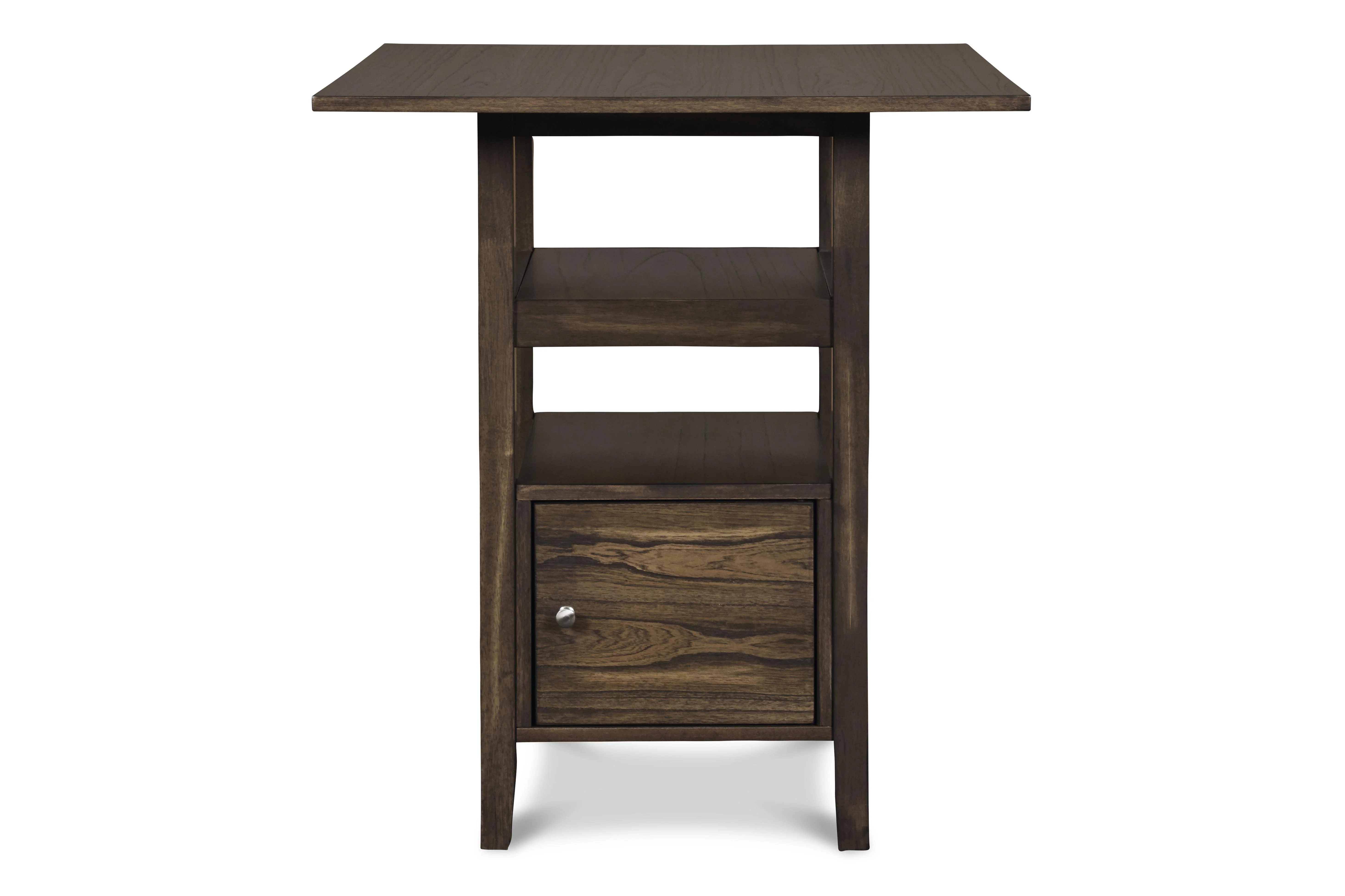 DERBY COUNTER TABLE & 4 STOOLS (SET) - CHOCOLATE - Image 2