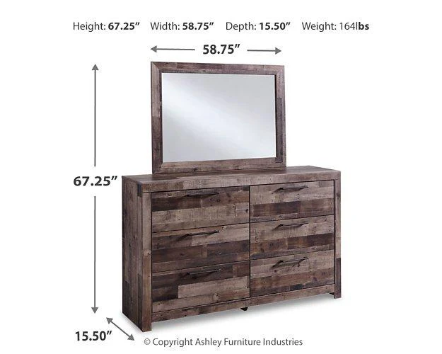 Derekson Dresser and Mirror - Image 4
