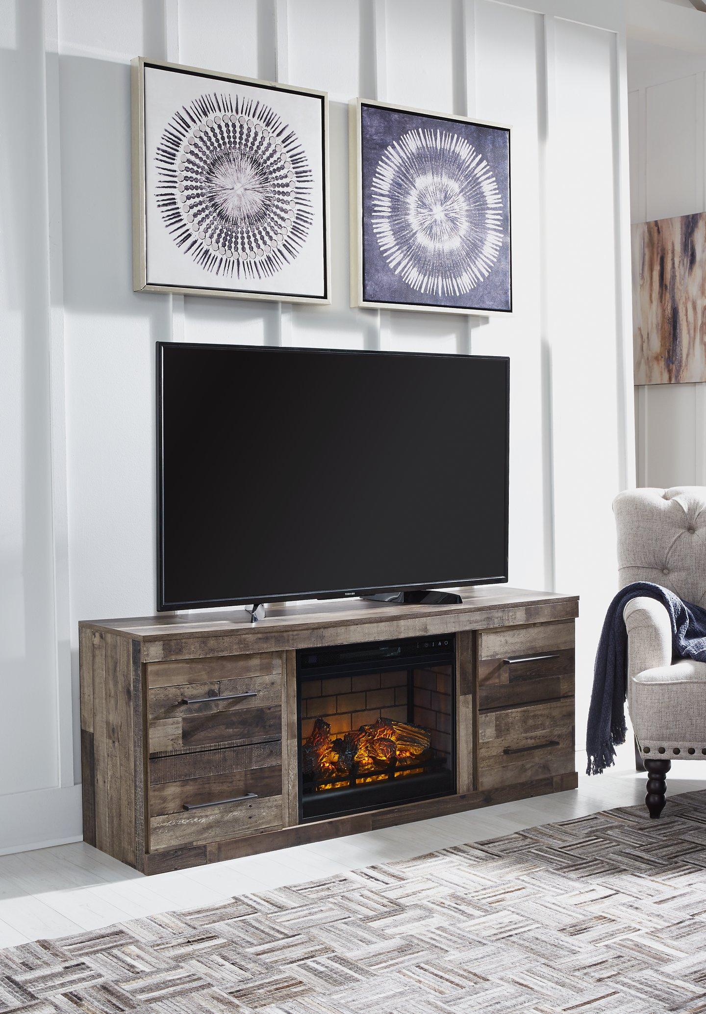 Derekson TV Stand with Electric Fireplace - Image 2
