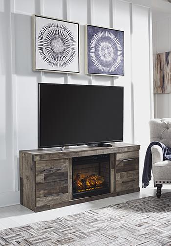 Derekson TV Stand with Electric Fireplace - Image 3