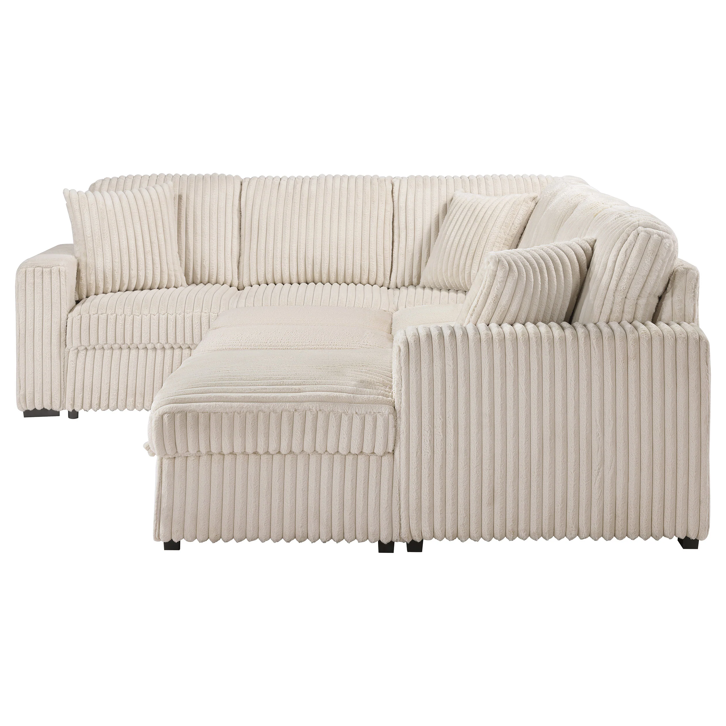 Devonshire Pull-Out Sleeper Sectional Sofa - Image 13