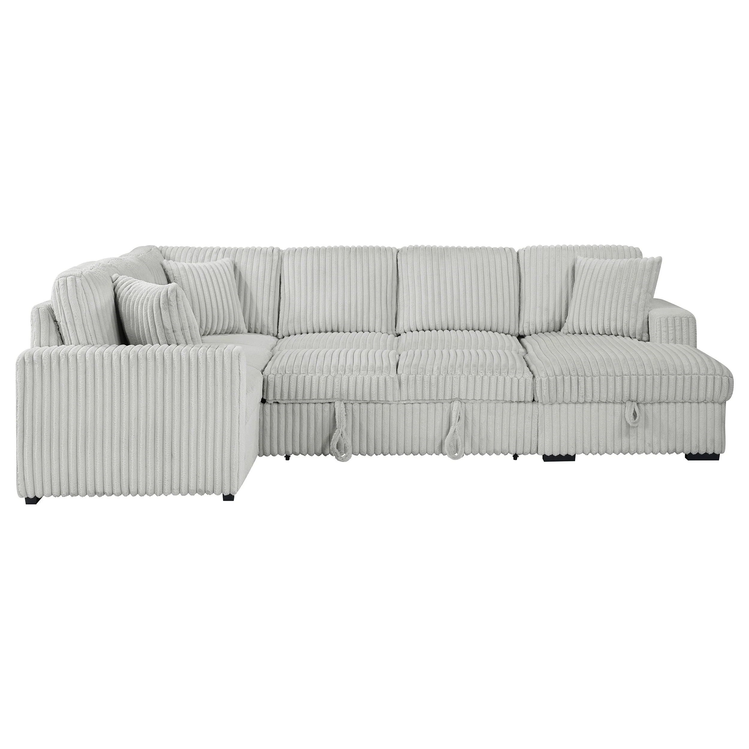Devonshire Pull-Out Sleeper Sectional Sofa - Image 28