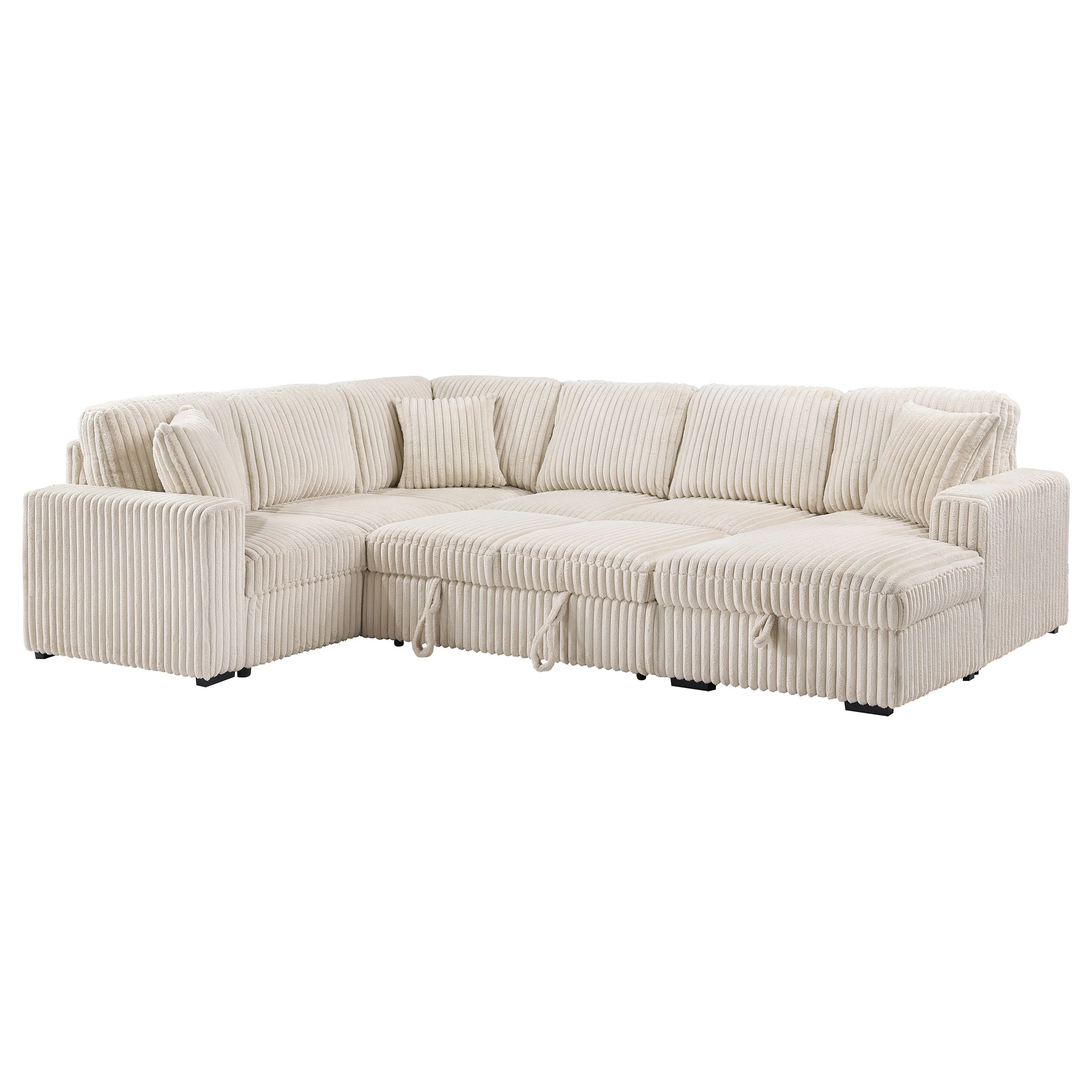 Devonshire Pull-Out Sleeper Sectional Sofa - Image 7