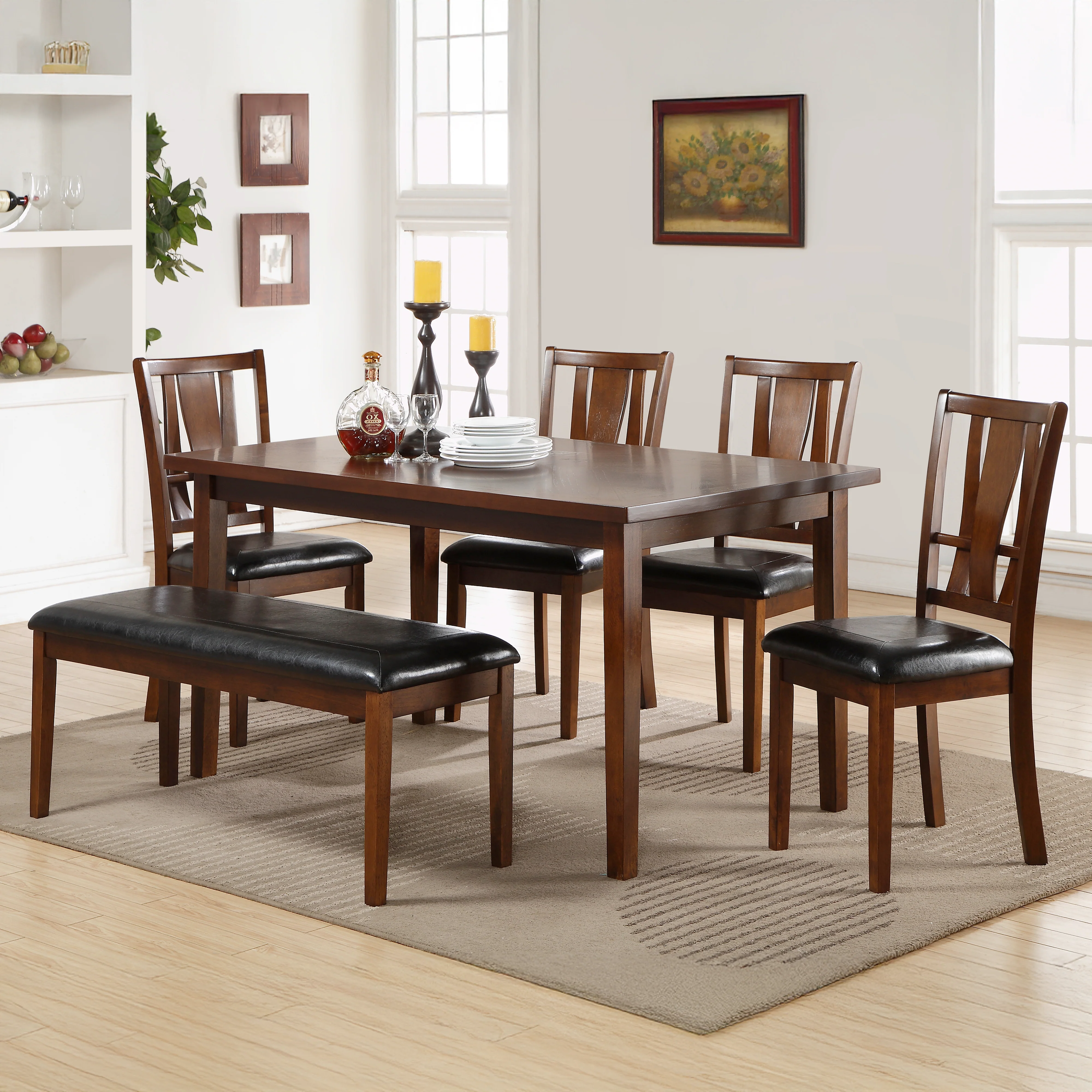 Dixon Std Dining 6 Pc Set-Dk Espresso - Image 9