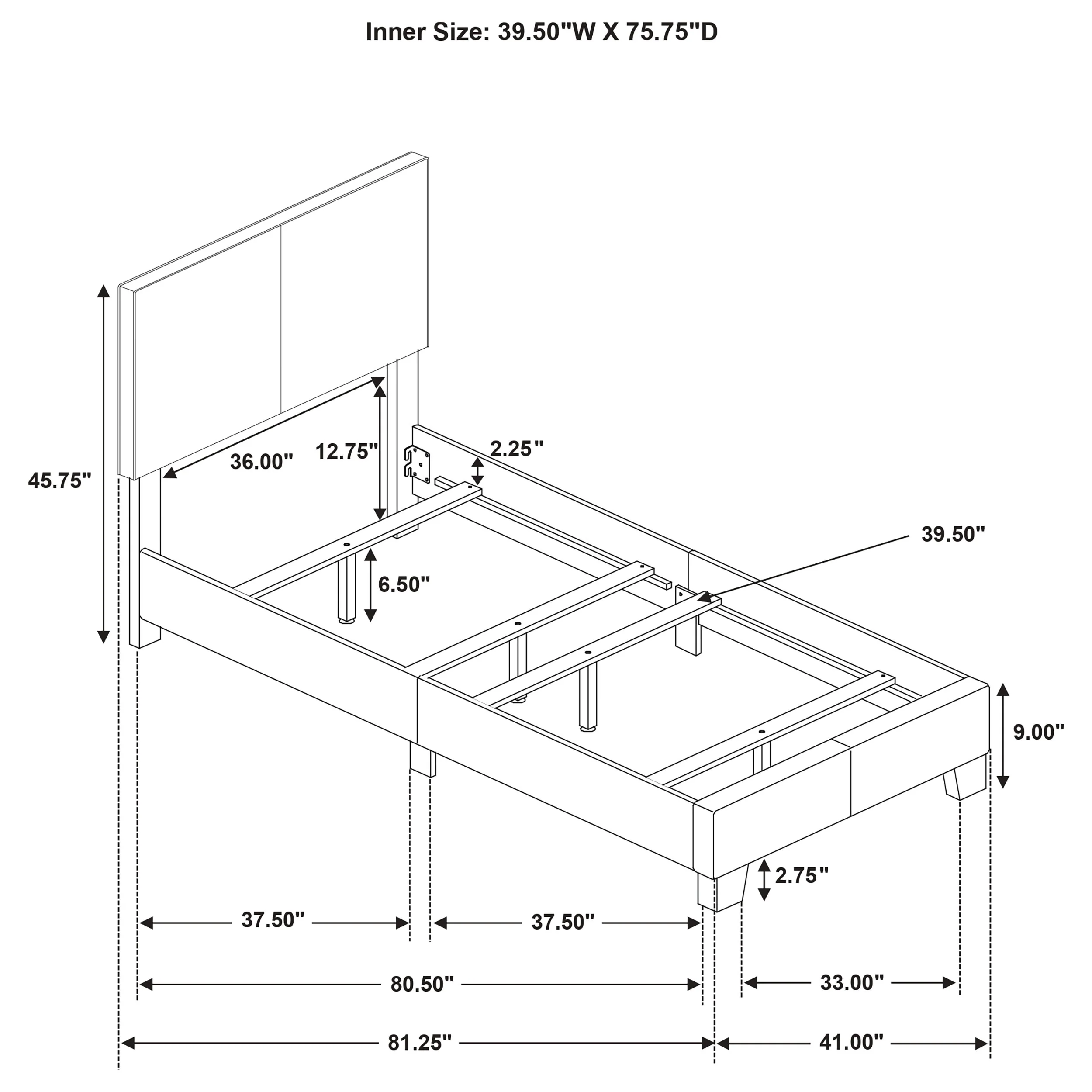 Dorian Panel Bed - Image 105