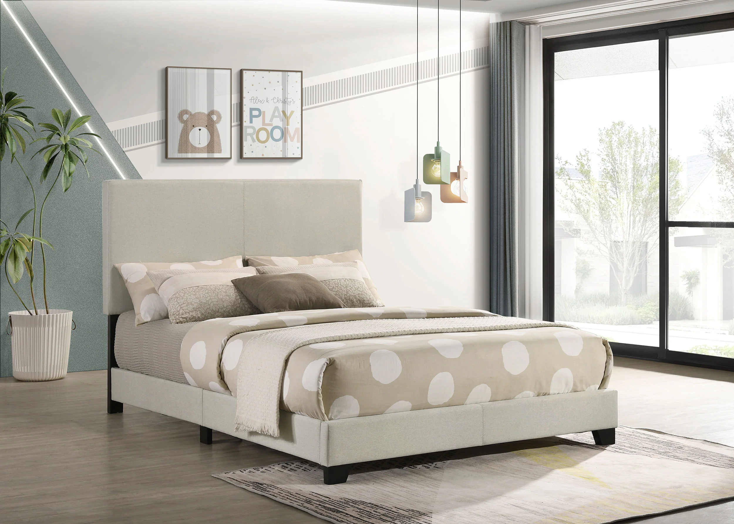 Dorian Panel Bed - Image 131