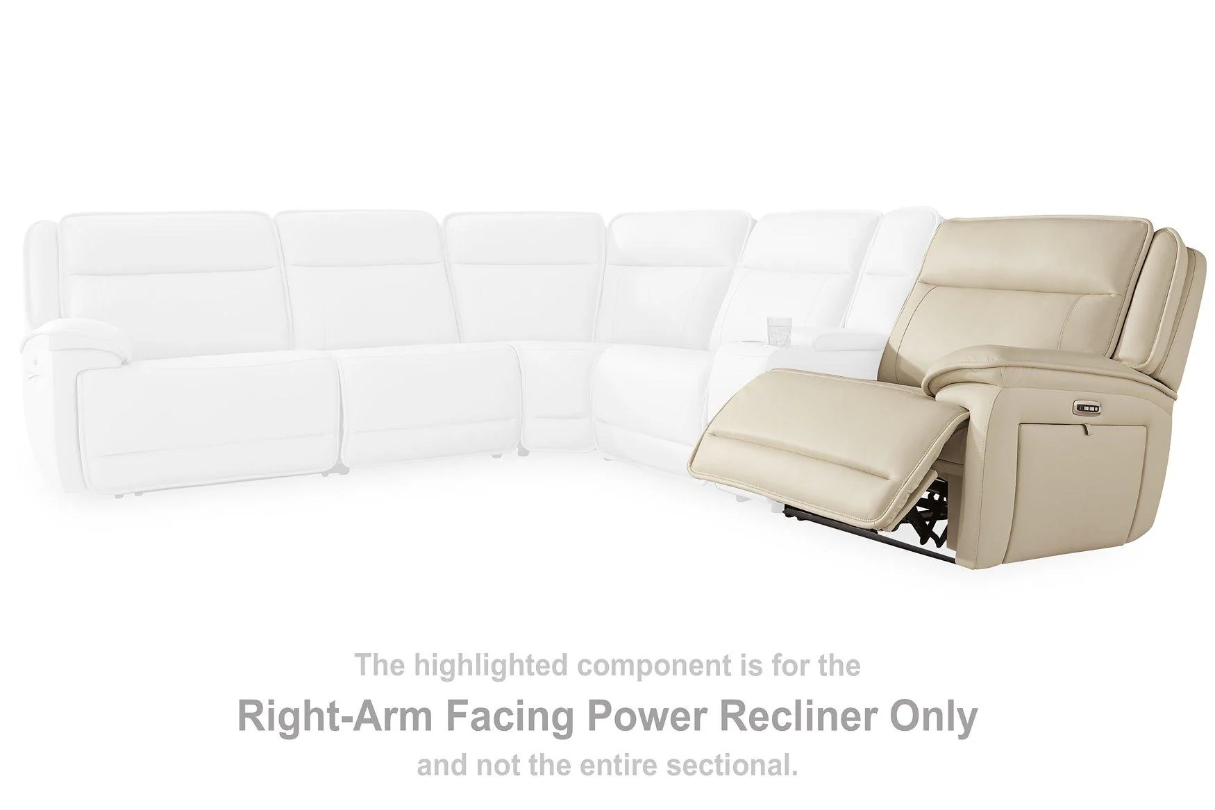 Double Deal Power Reclining Loveseat Sectional with Console - Image 14