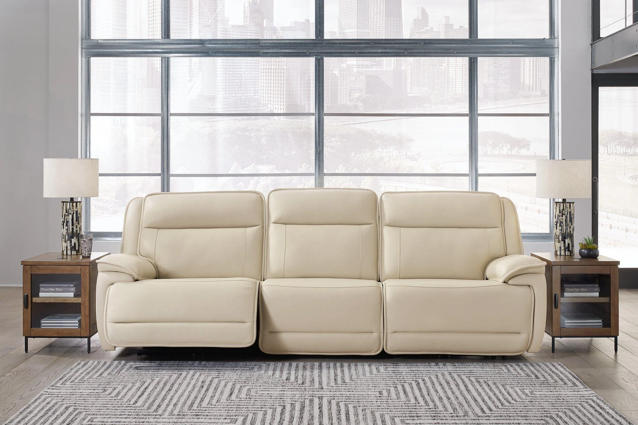 Double Deal Power Reclining Sofa Sectional - Image 2