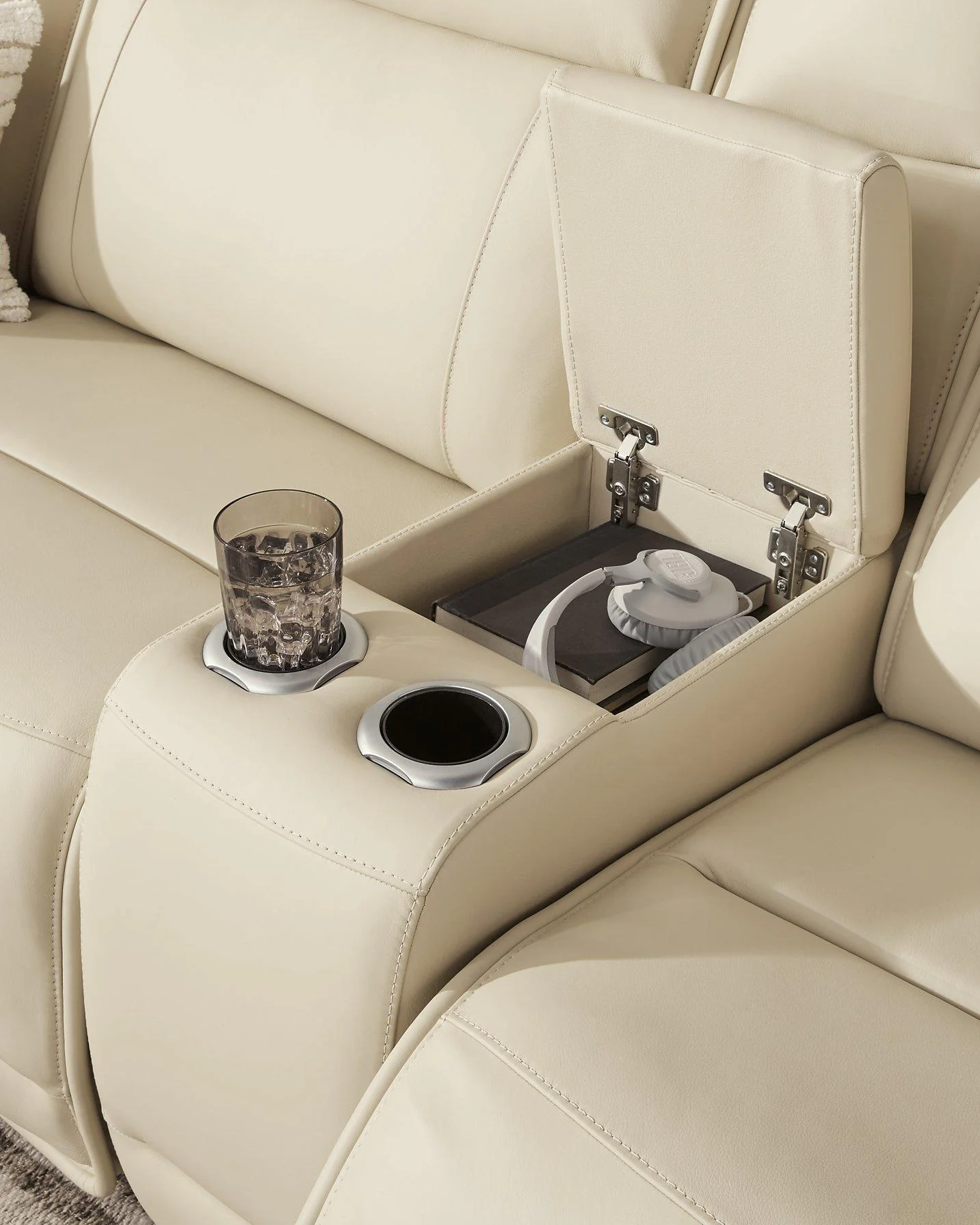 Double Deal Reclining Sectional with Console - Image 18
