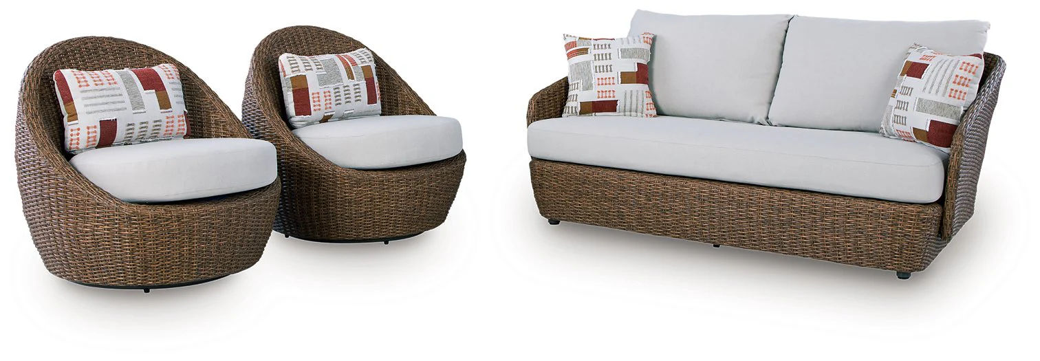 Double Point Outdoor Seating Set - Image 5