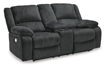 Draycoll Power Reclining Loveseat with Console - Image 3
