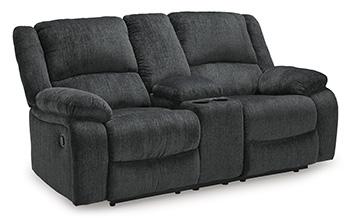 Draycoll Reclining Loveseat with Console - Image 3