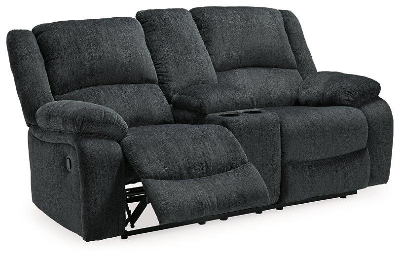 Draycoll Reclining Loveseat with Console - Image 6