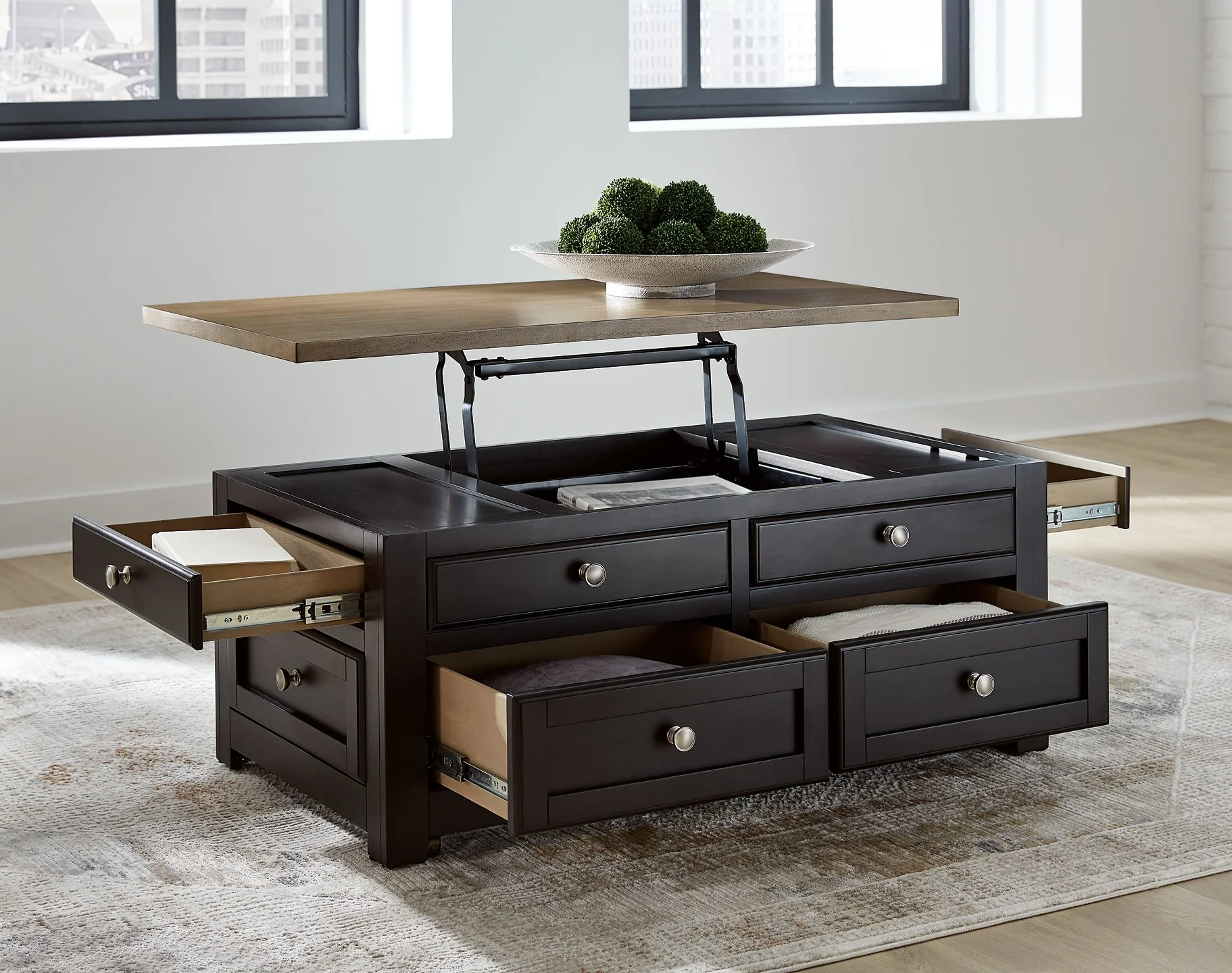 Drazmine Lift-Top Coffee Table - Image 7