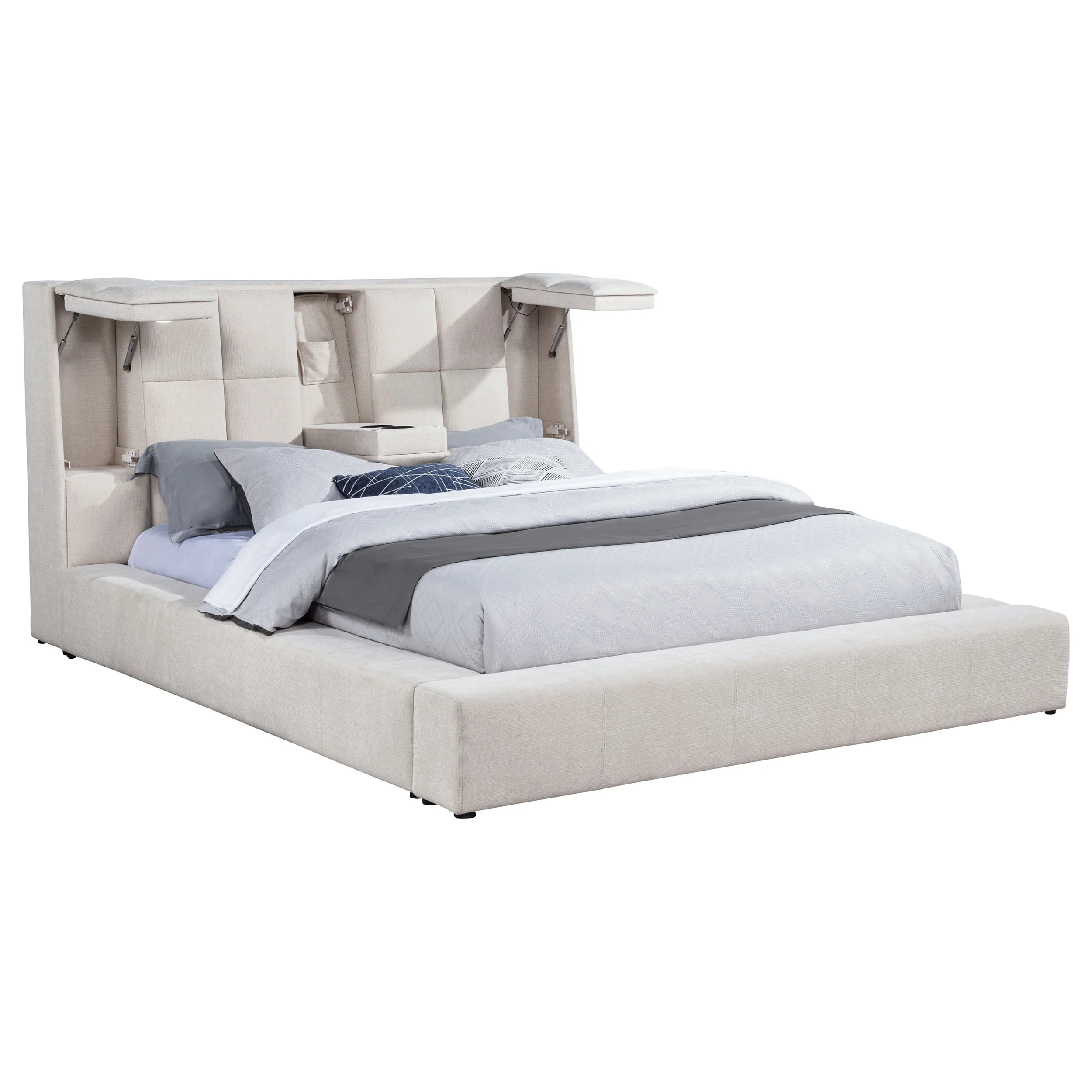 Dreux Panel Platform Bed - Image 5