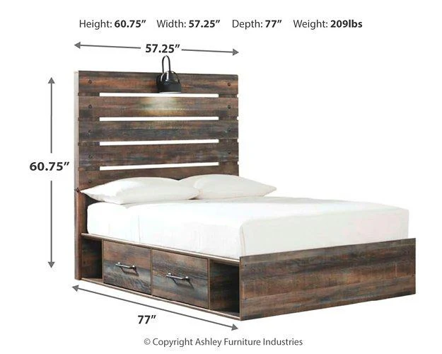 Drystan Bed with 2 Storage Drawers - Image 27