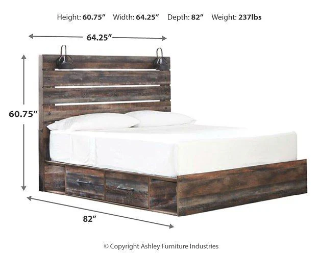 Drystan Bed with 2 Storage Drawers - Image 78