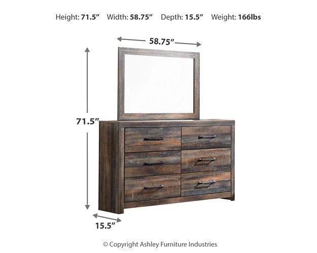 Drystan Dresser and Mirror - Image 4