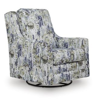 Dustinford Swivel Glider Accent Chair - Image 3
