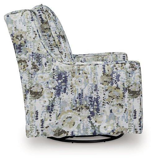Dustinford Swivel Glider Accent Chair - Image 4