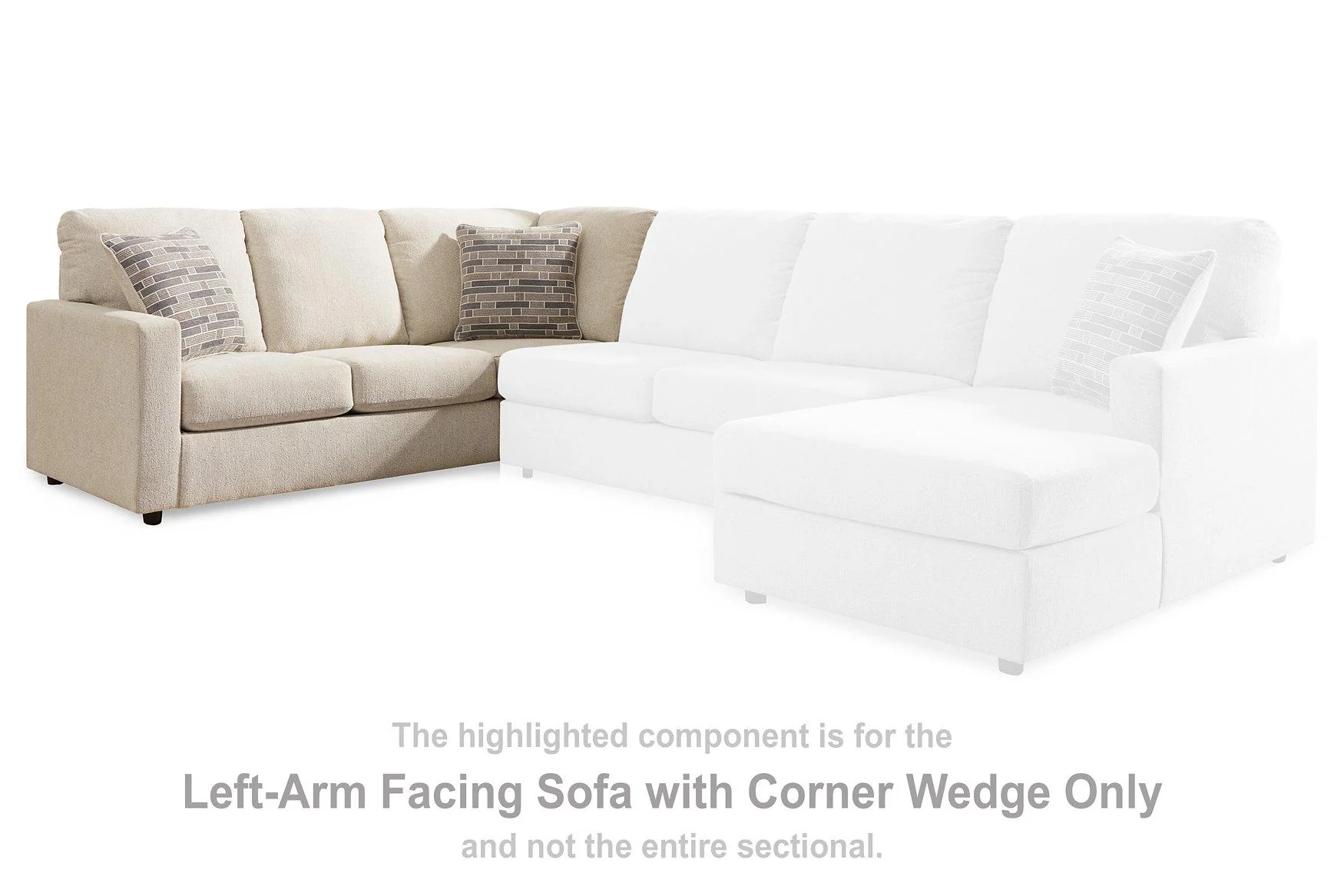 Edenfield 3-Piece Sectional with Chaise - Image 36