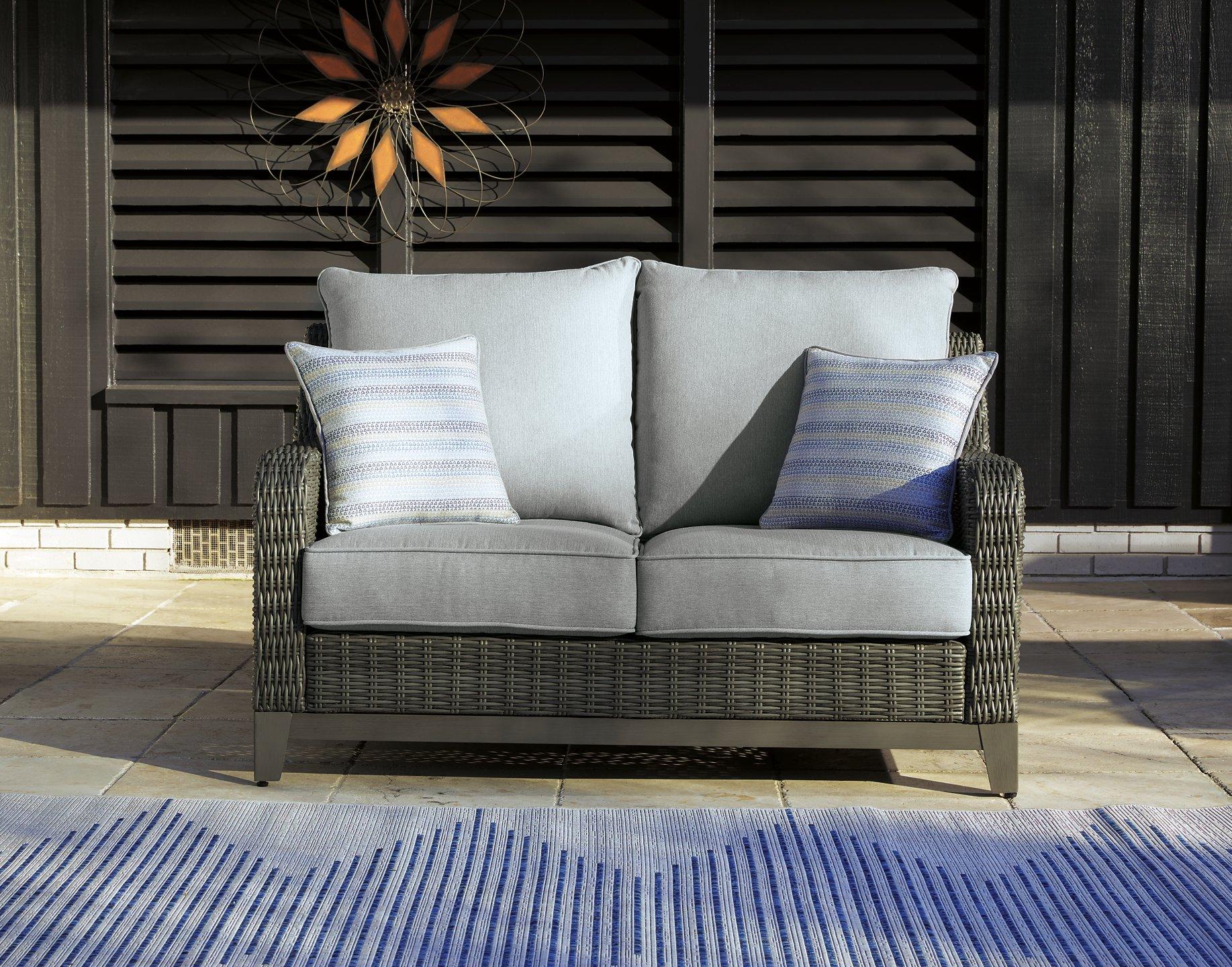 Elite Park Outdoor Loveseat with Cushion - Image 2