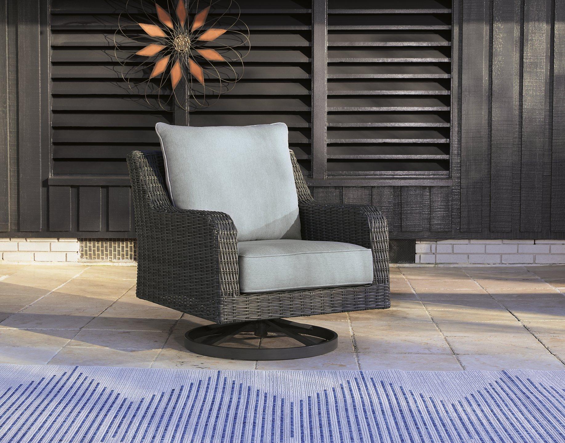 Elite Park Outdoor Swivel Lounge with Cushion - Image 2