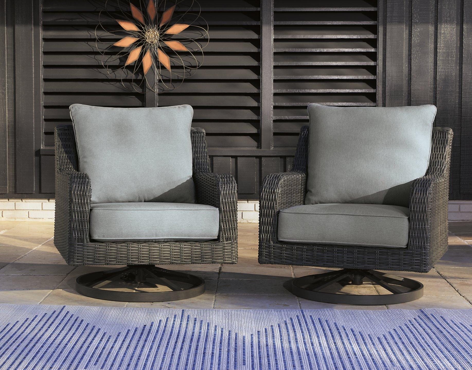Elite Park Outdoor Swivel Lounge with Cushion - Image 7