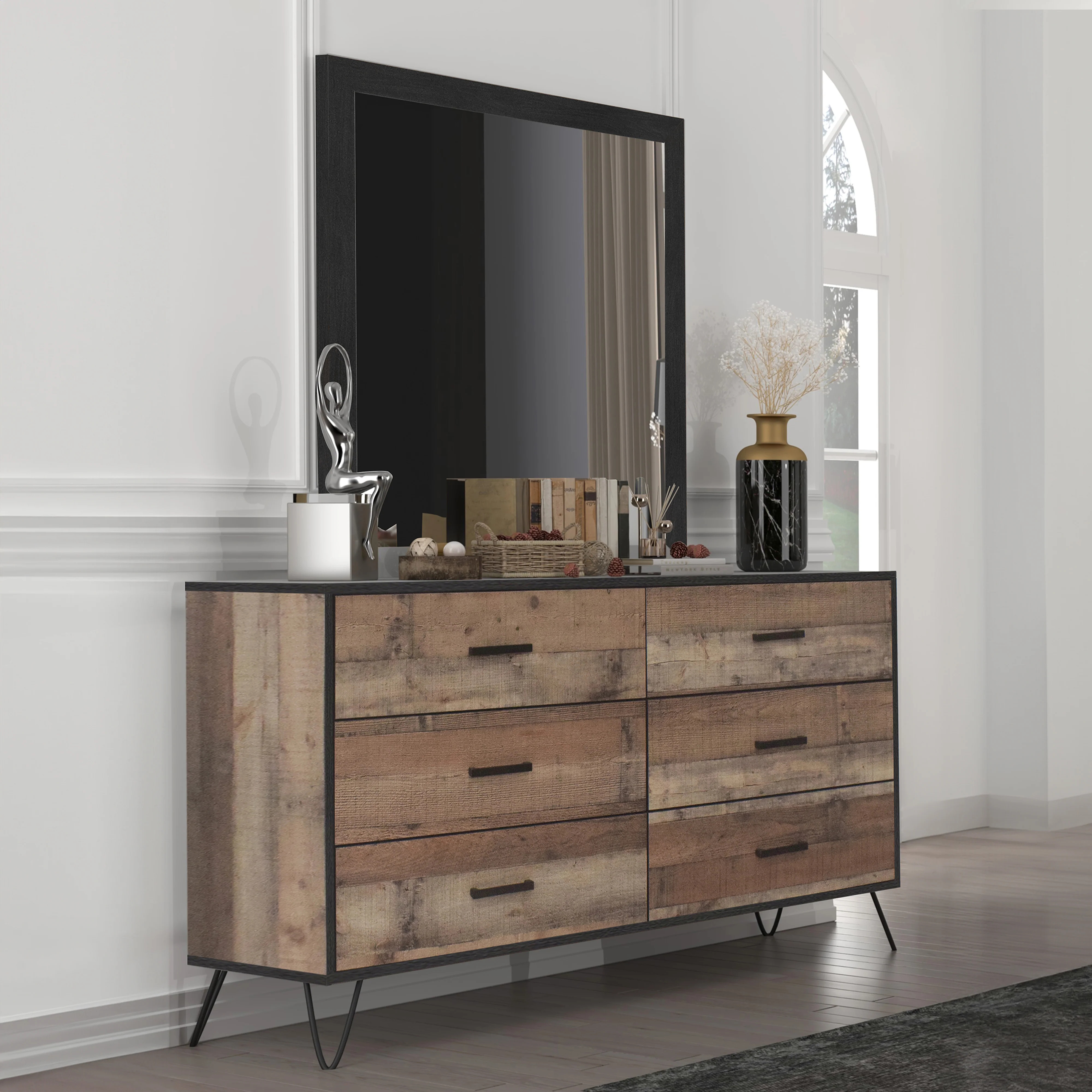 Elk River Mirror- Rustic - Image 5