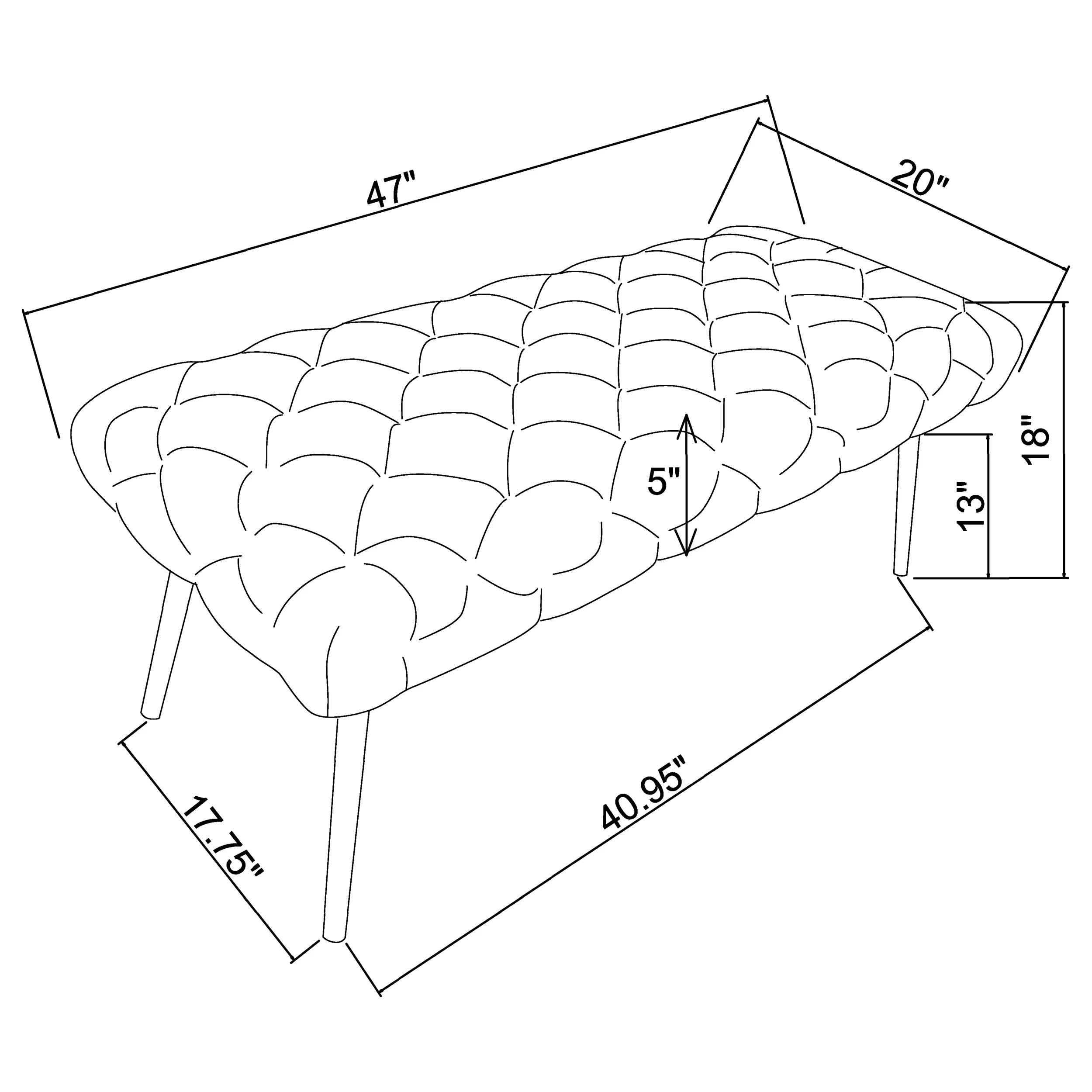 Ella Accent Bench - Image 24