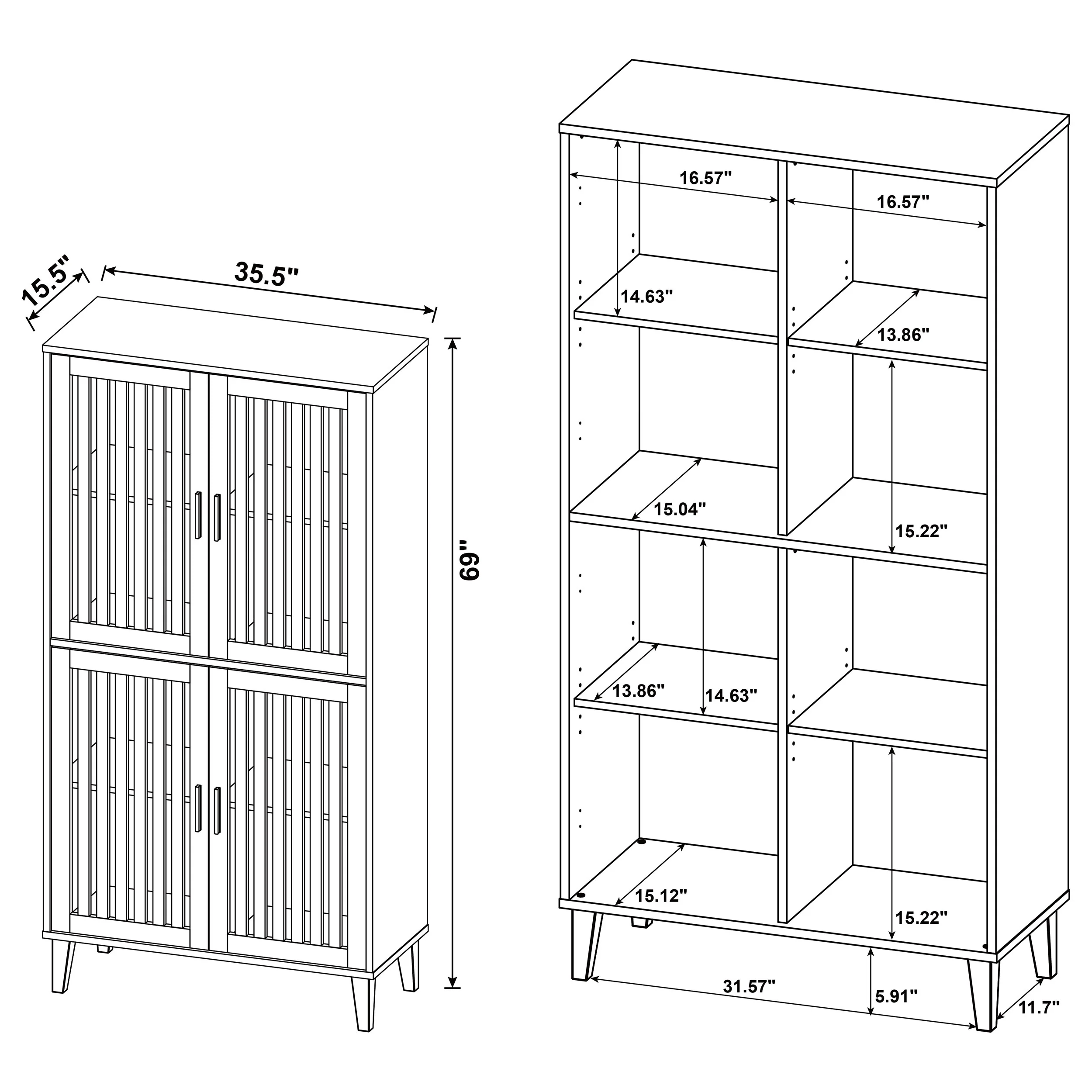 Elouise Tall Accent Cabinet - Image 8