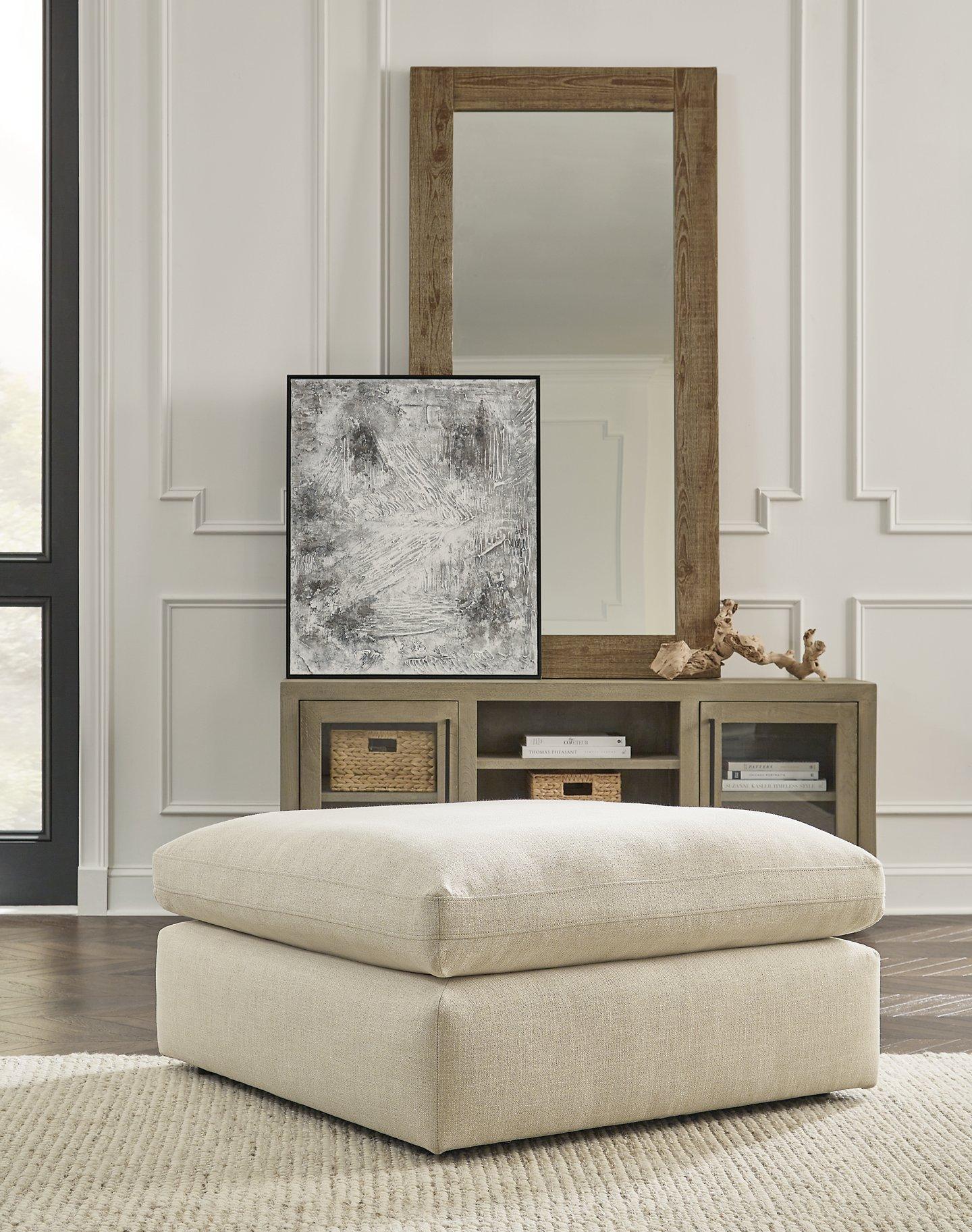Elyza Oversized Accent Ottoman - Image 2